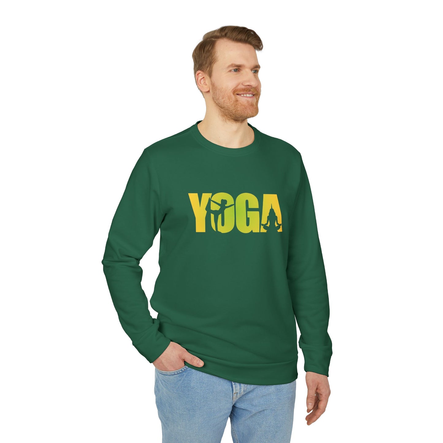 Yoga - Adidas Unisex Fleece Crewneck Sweatshirt