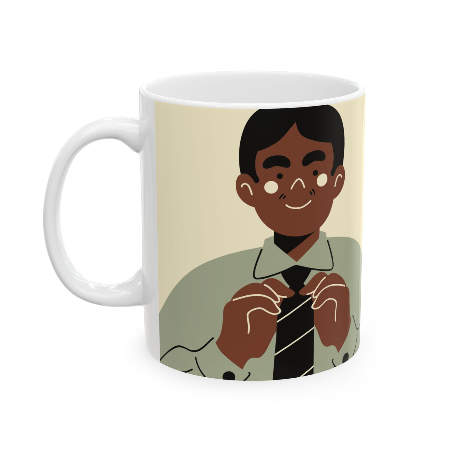 "Dad, I could only hope to grow up and be half the man that you are." Ceramic Mug - 14040