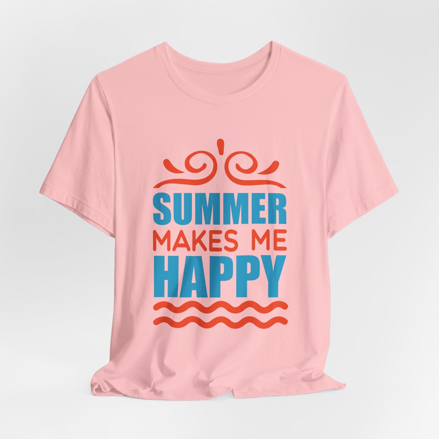 Summer Makes Me Happy - Unisex Jersey Short Sleeve Tee - 13189