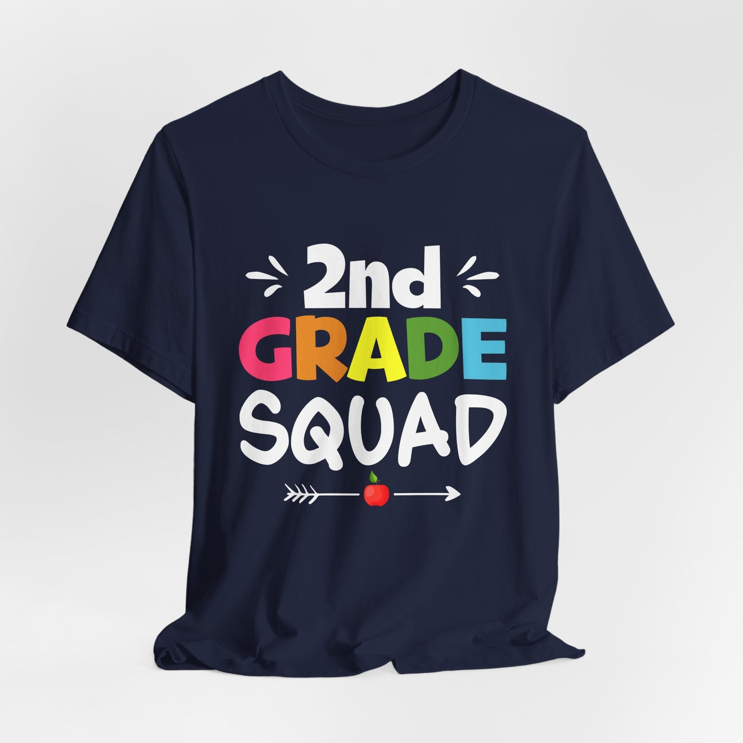 Teacher: 2nd Grade Squad - Unisex Jersey Short Sleeve Tee - 13532