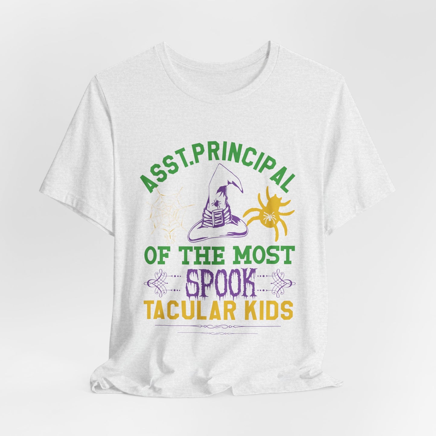 Asst. Principal of the Most Spook-Tacular Kids - Unisex Jersey Short Sleeve Tee - 12384