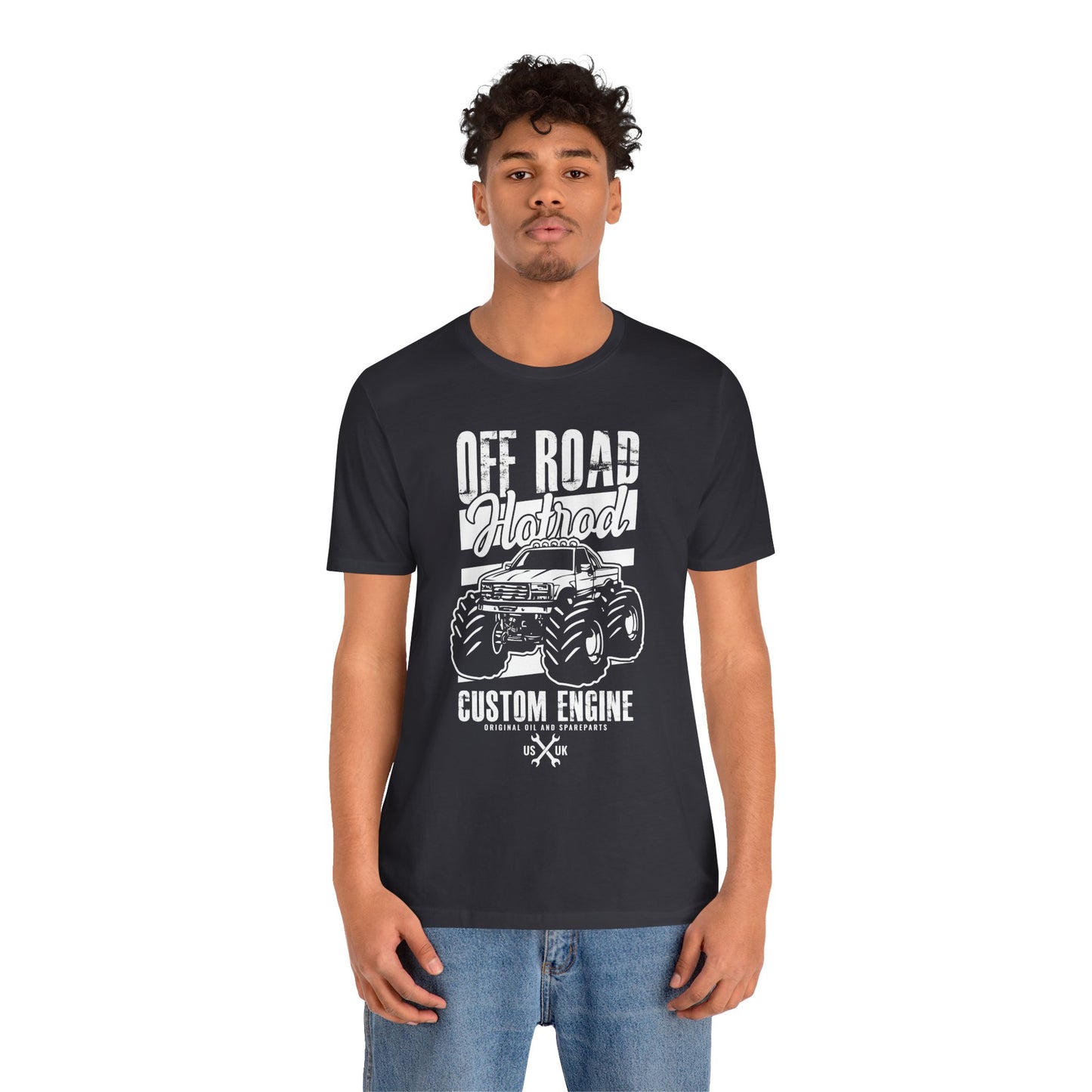 Off Road Hotrod, Custom Engine - Unisex Jersey Short Sleeve Tee - 13010