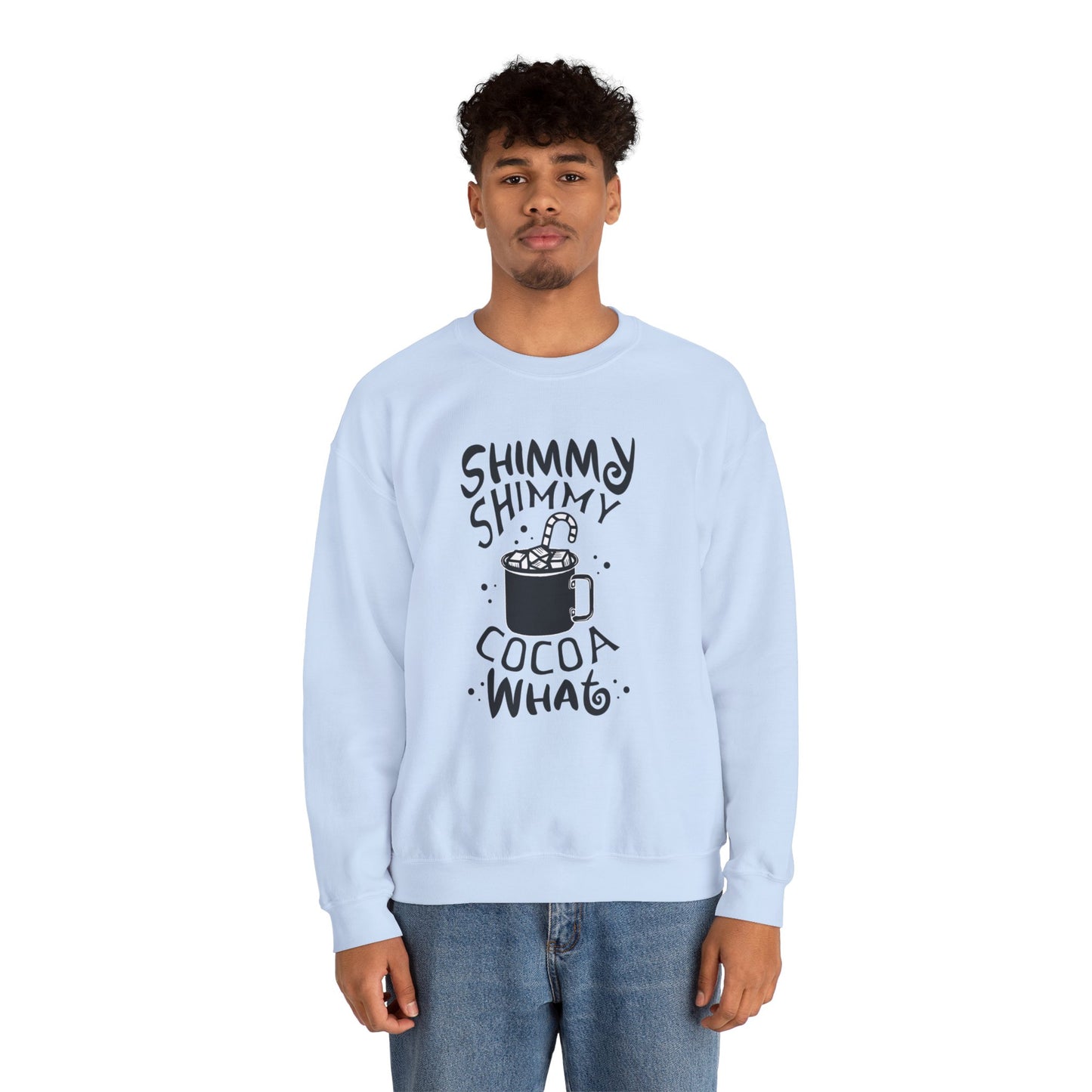 Shimmy Shimmy Cocoa What - Unisex Heavy Blend™ Crewneck Sweatshirt