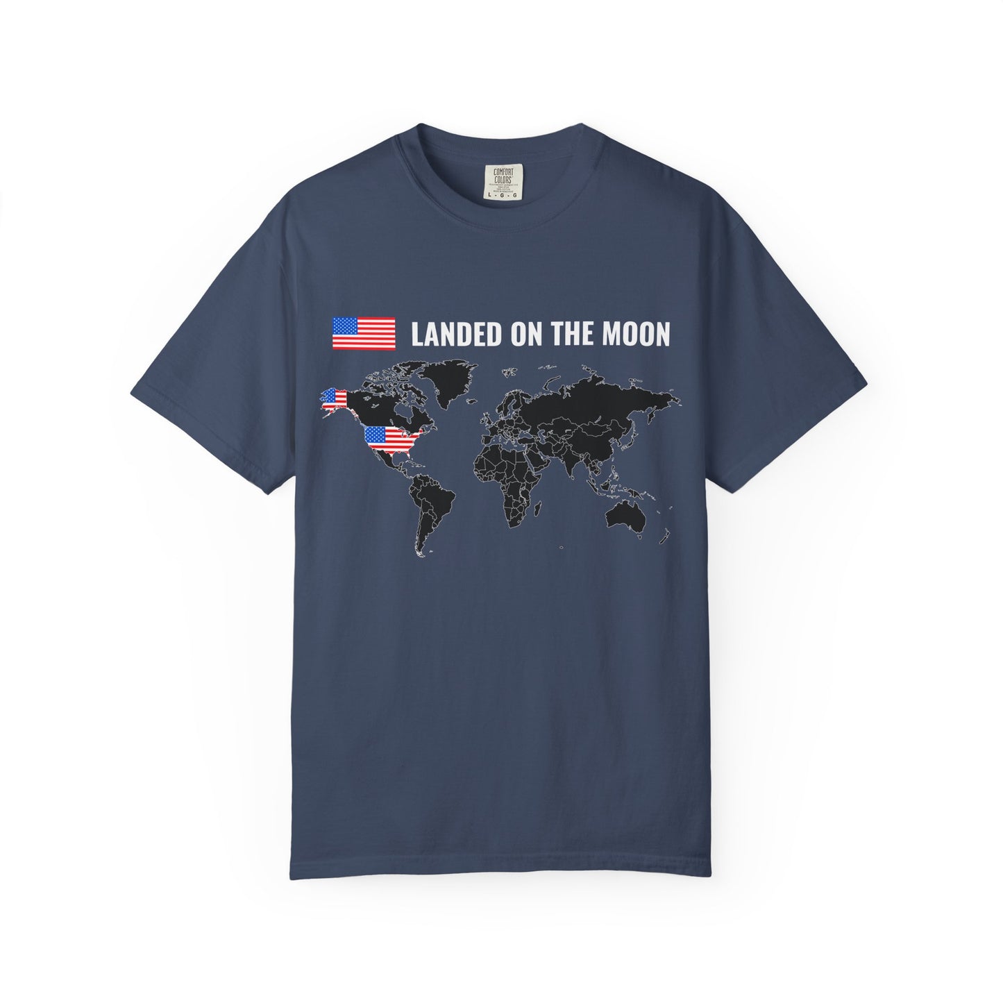 USA, Moon Landing Unisex T-Shirt | Vintage Space Vibe, July 4th - 13735