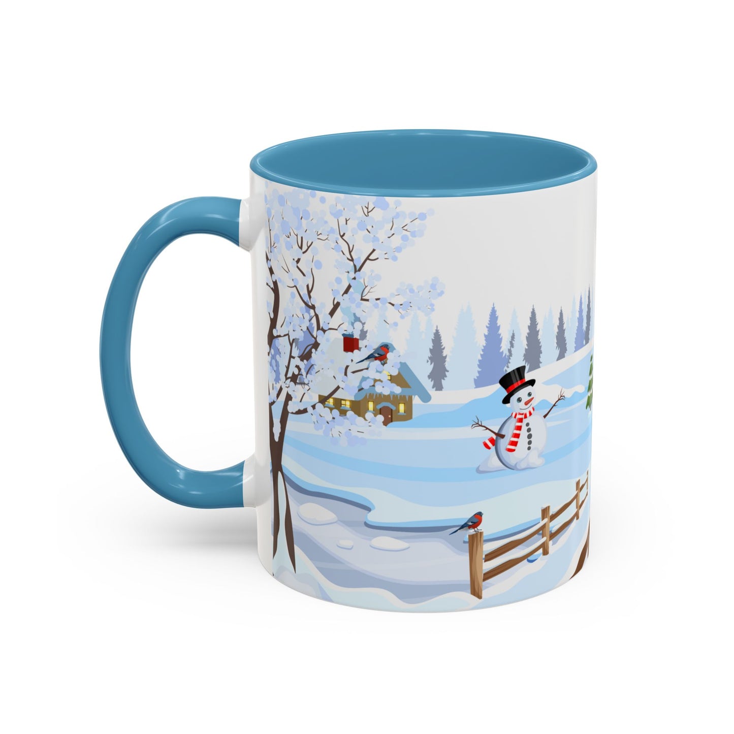 Winter Day Outside - Accent Coffee Mug (11, 15oz) - 10453