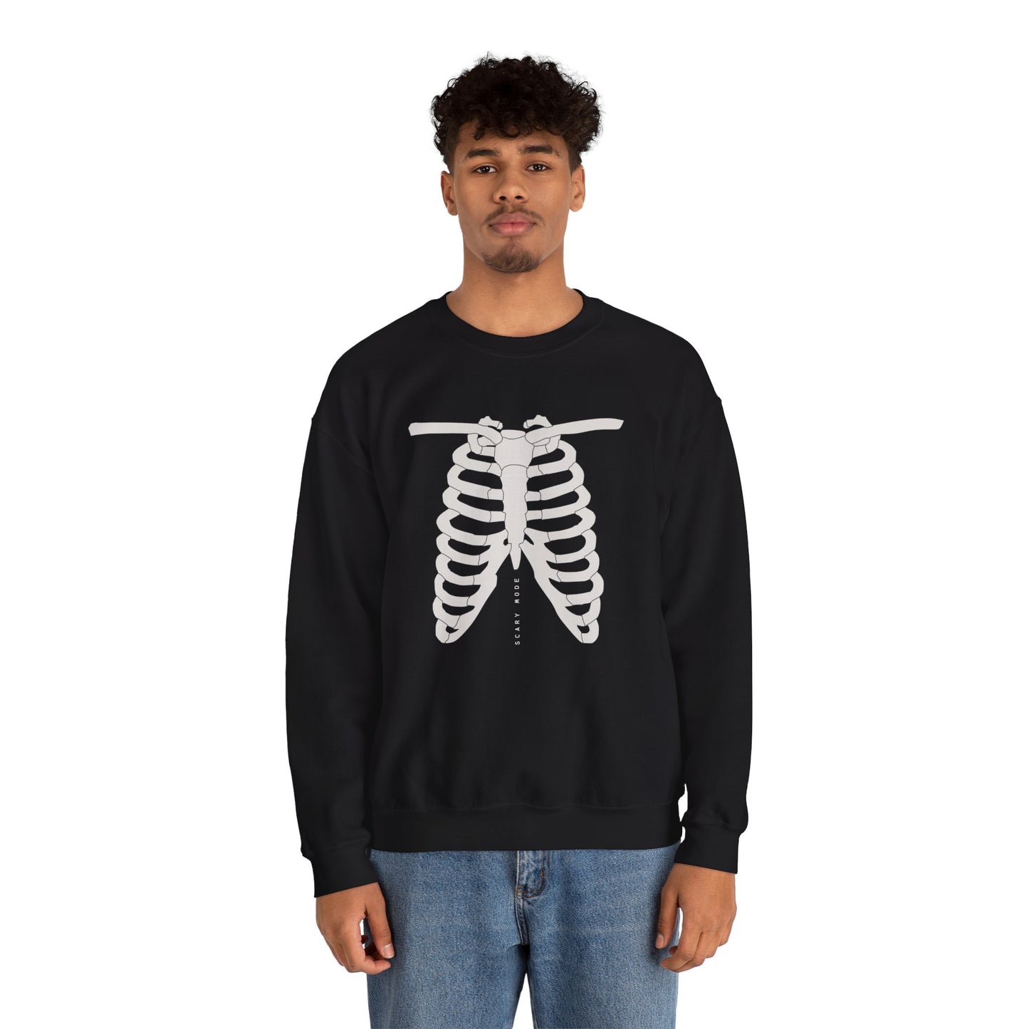 Halloween, Scary Mode - Unisex Heavy Blend™ Crewneck Sweatshirt