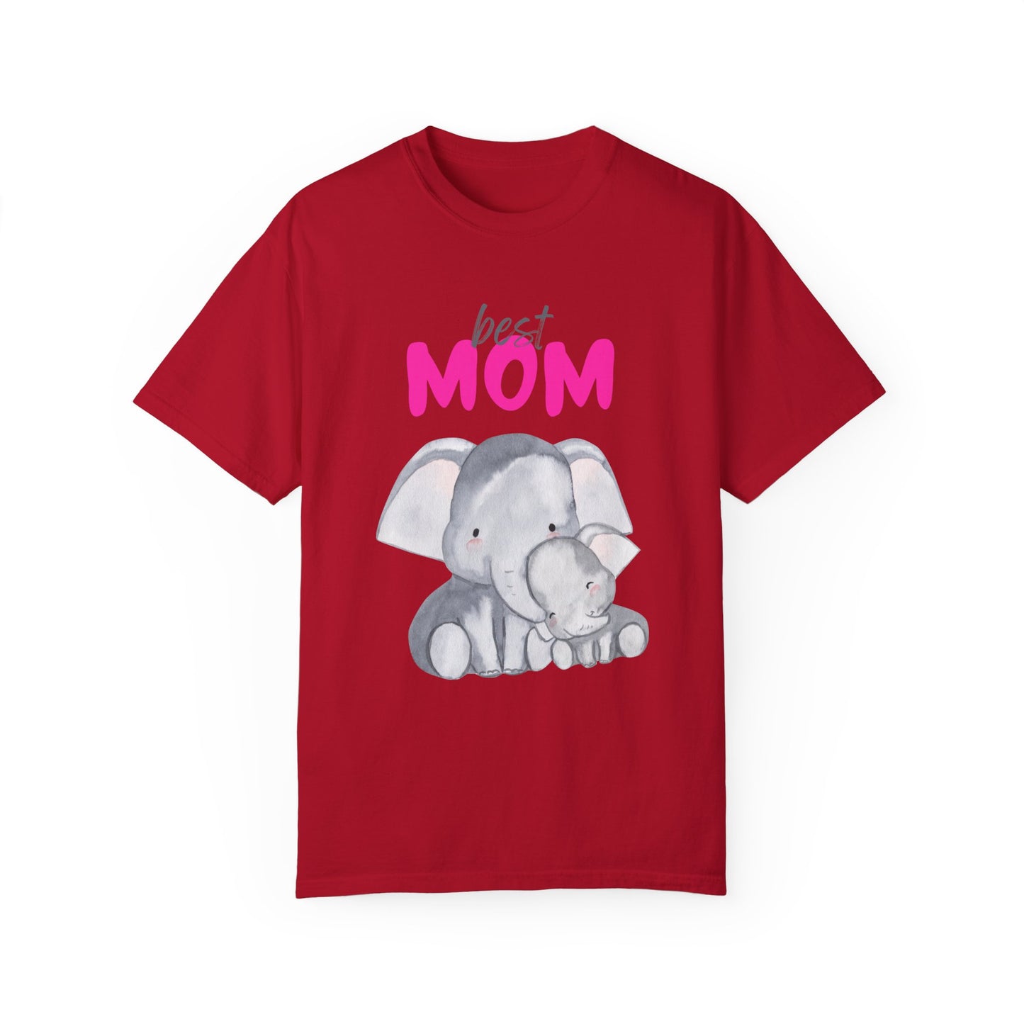 Best Mom Elephant Graphic T-Shirt for Mother's Day - 11820