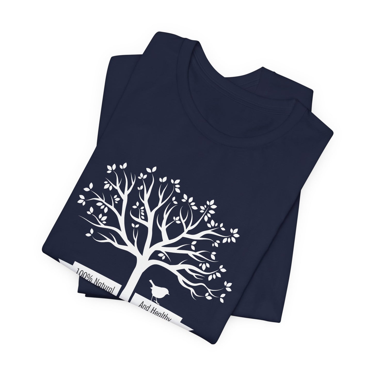 Vegan: 100% Natural And Healthy, Raised By Veggies - Unisex Jersey Short Sleeve Tee - 12396