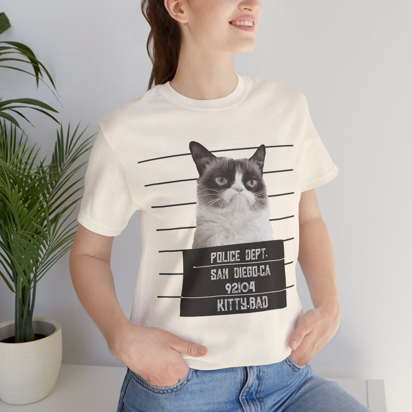 Oops, I Cat It Again - Unisex Jersey Short Sleeve Tee