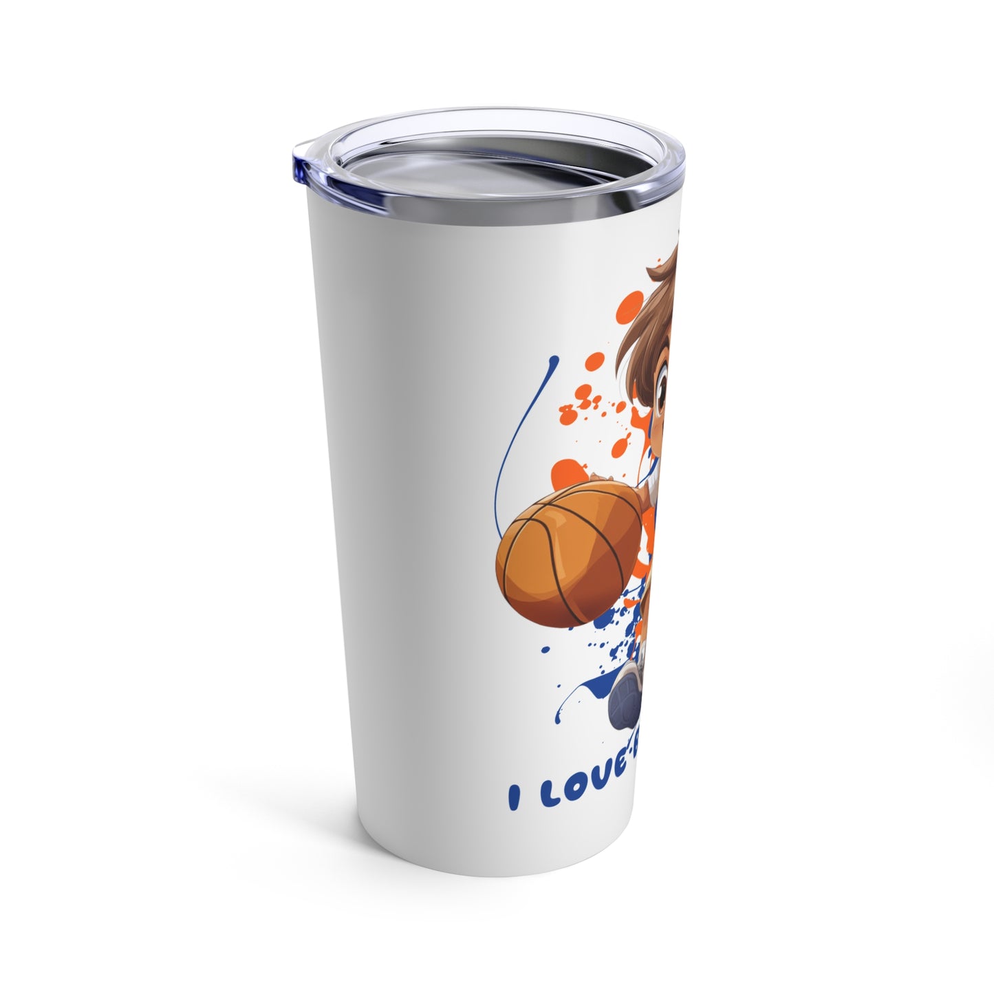 I Love Basketball  - Tumbler 20oz