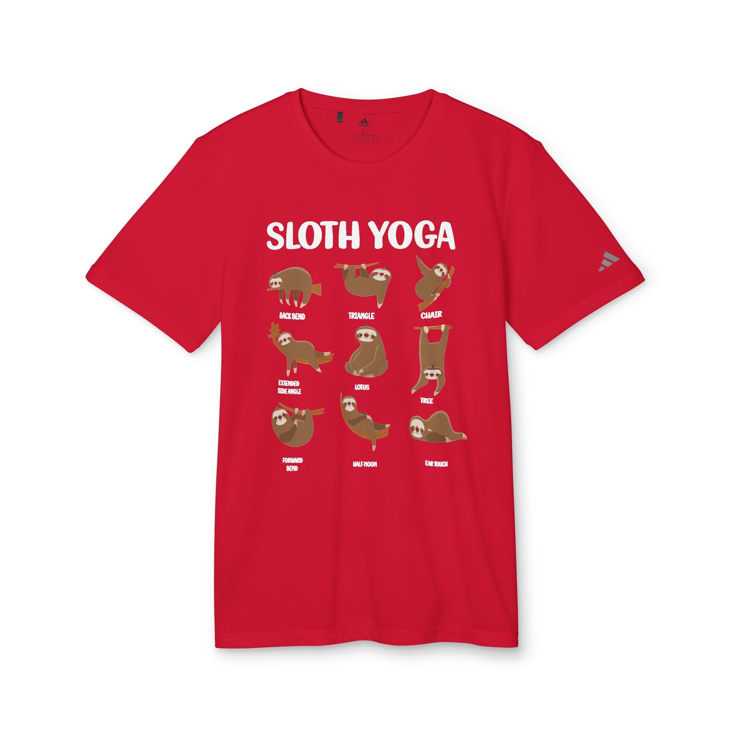 Sloth Yoga - Adidas Unisex Sport T-shirt - 12219