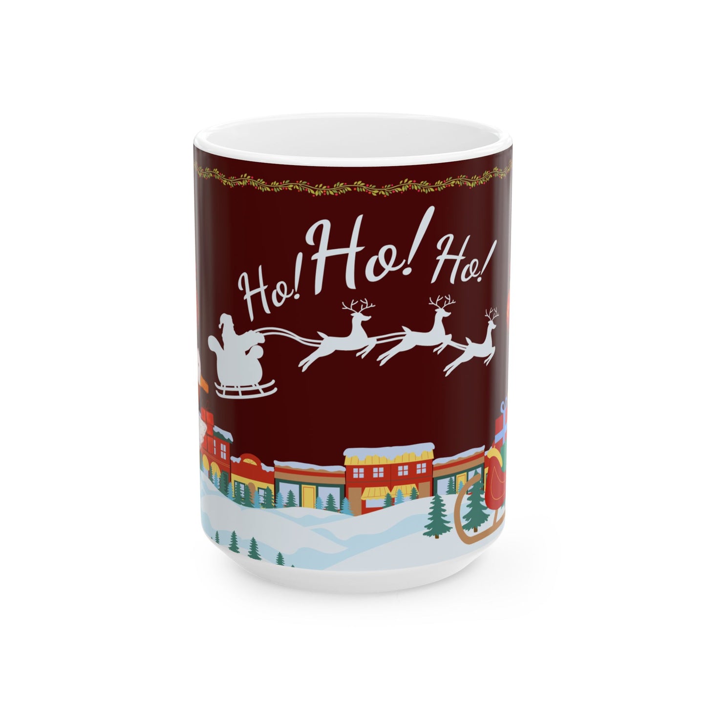 Christmas, Ho Ho Ho - Ceramic Mug, (11oz, 15oz) - 11072