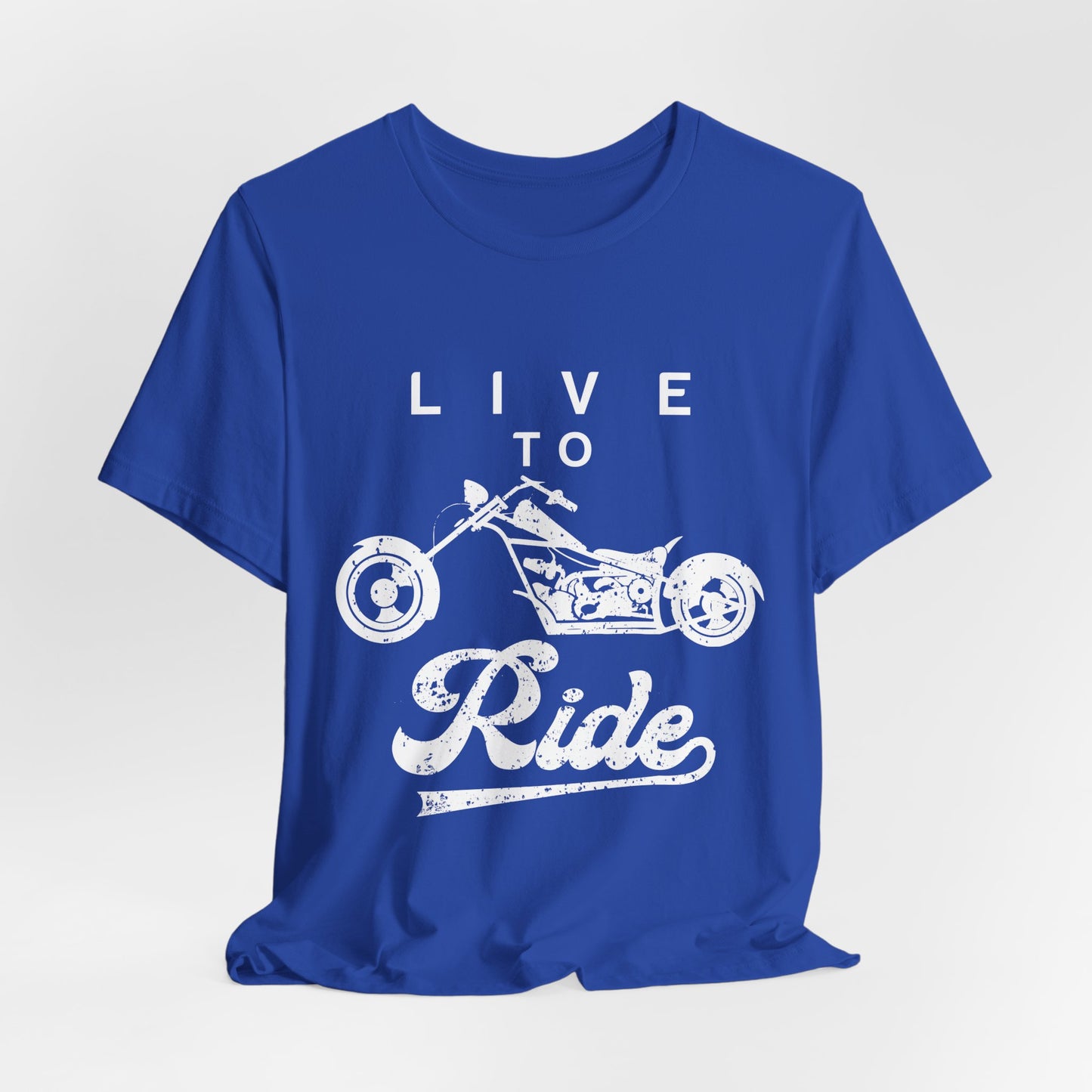 Live To Ride - Unisex Jersey Short Sleeve Tee - 13210