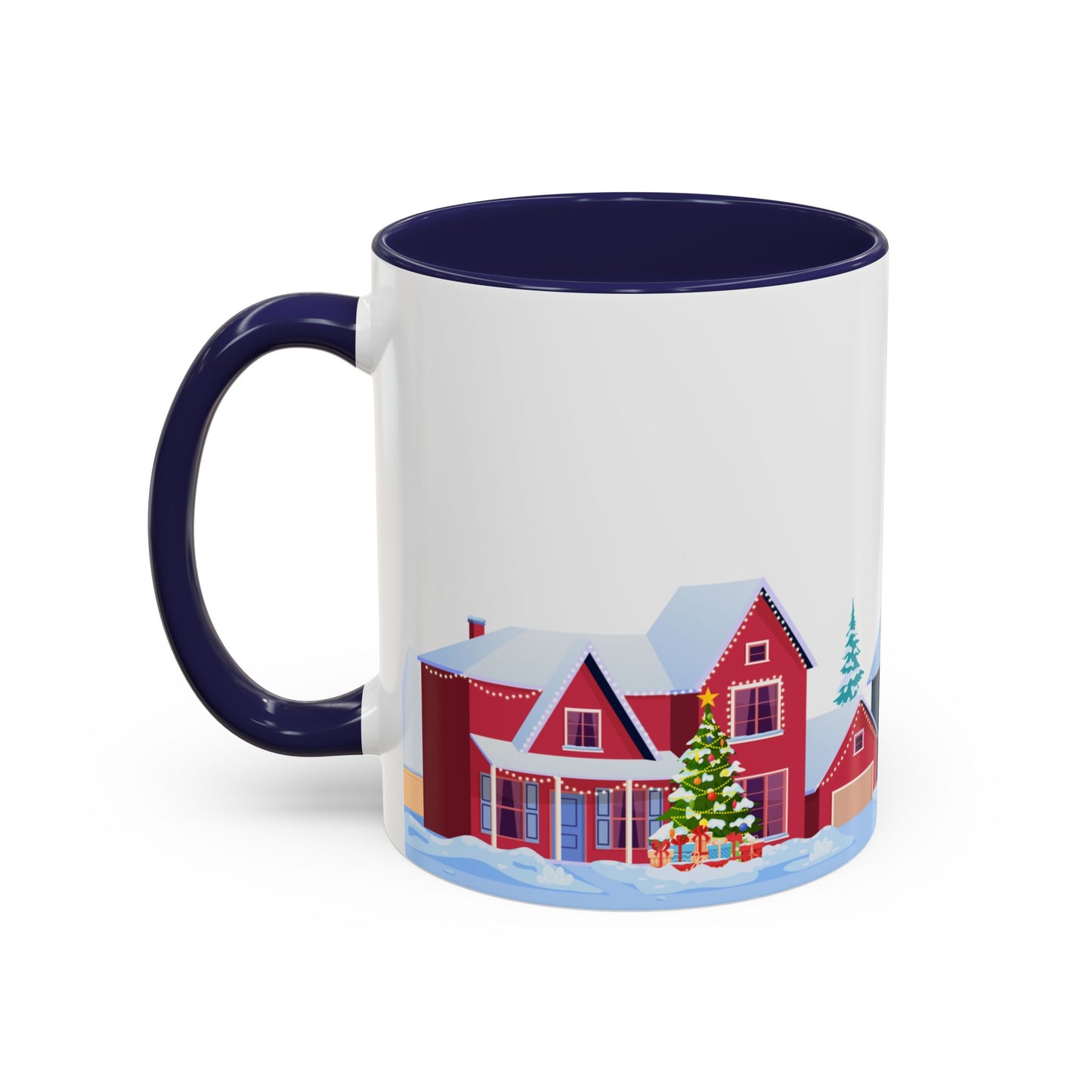 Winter Houses - Accent Coffee Mug (11, 15oz) - 10441