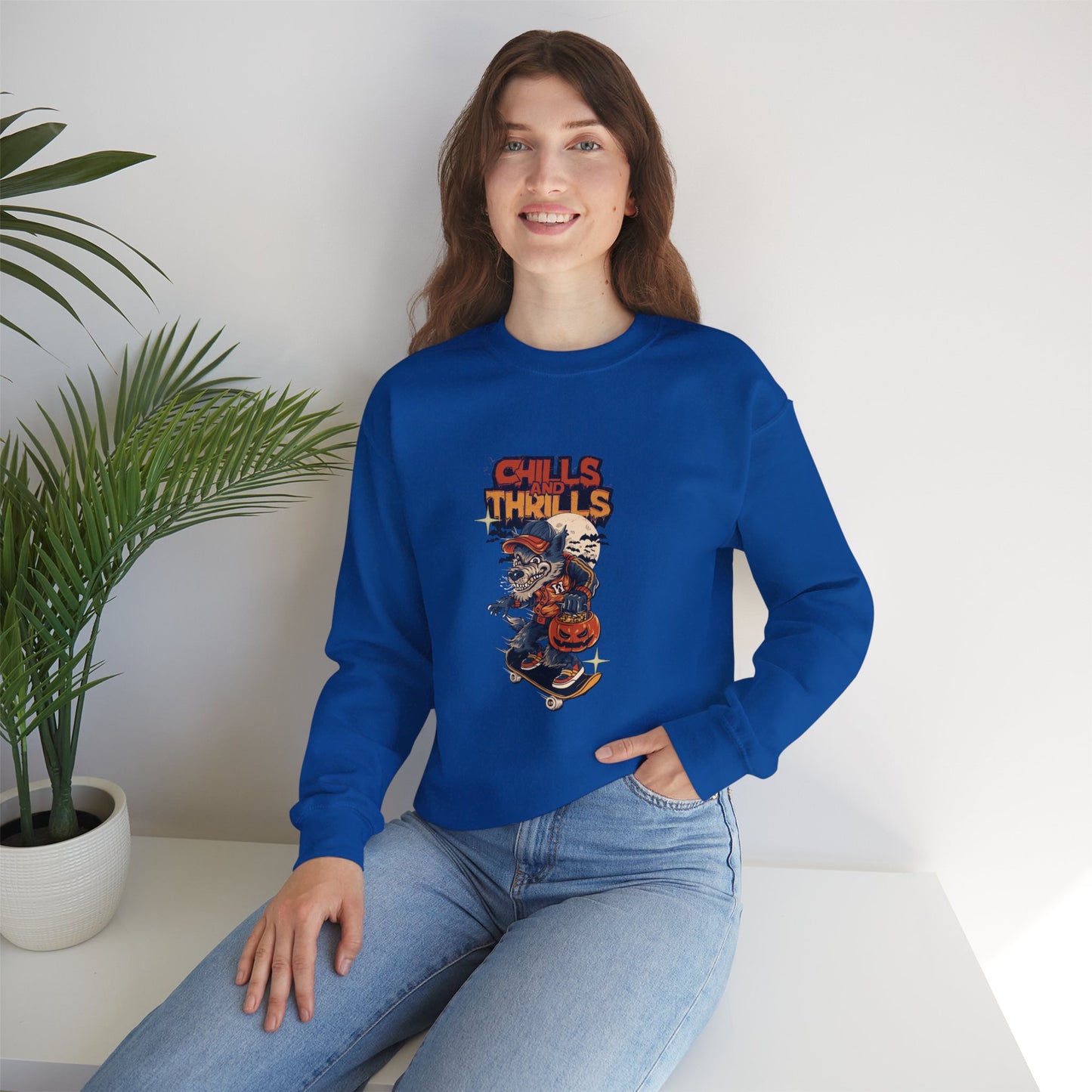 Chills & Thrills - Unisex Heavy Blend™ Crewneck Sweatshirt