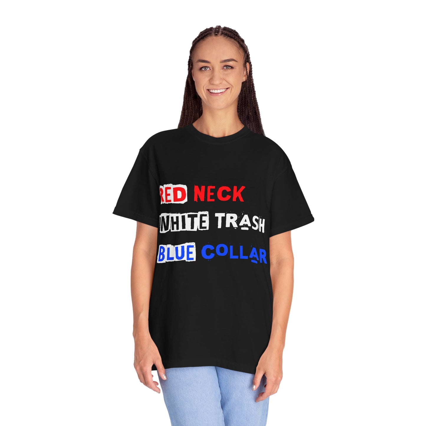 Redneck White Trash Blue Collar T-Shirt, Funny Graphic Tee, Casual Wear, Gift for Friends, Humor Apparel - 13517