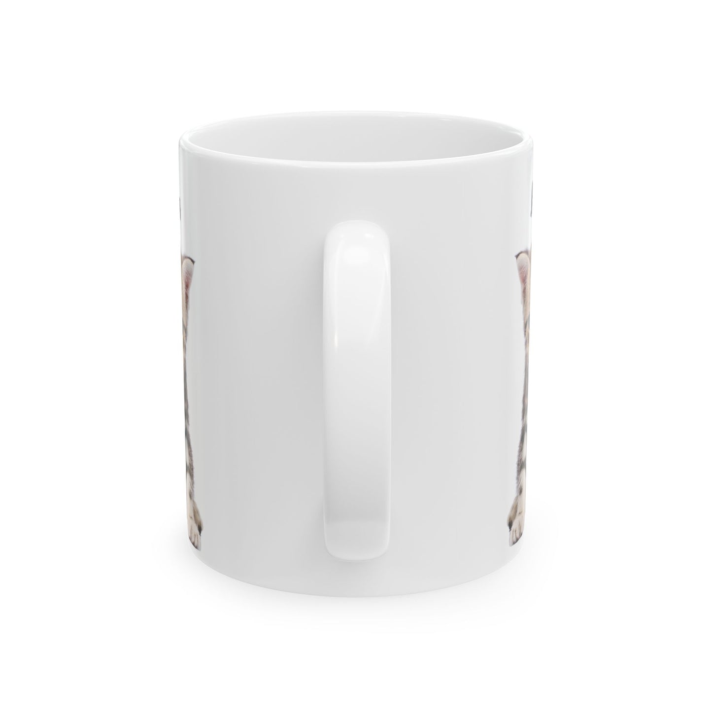 Cute Pet Ceramic Mug for Animal Lovers, Cat/ Dog Coffee Cup, Personalized Gift for Birthdays, Holidays, Home Decor - 14192