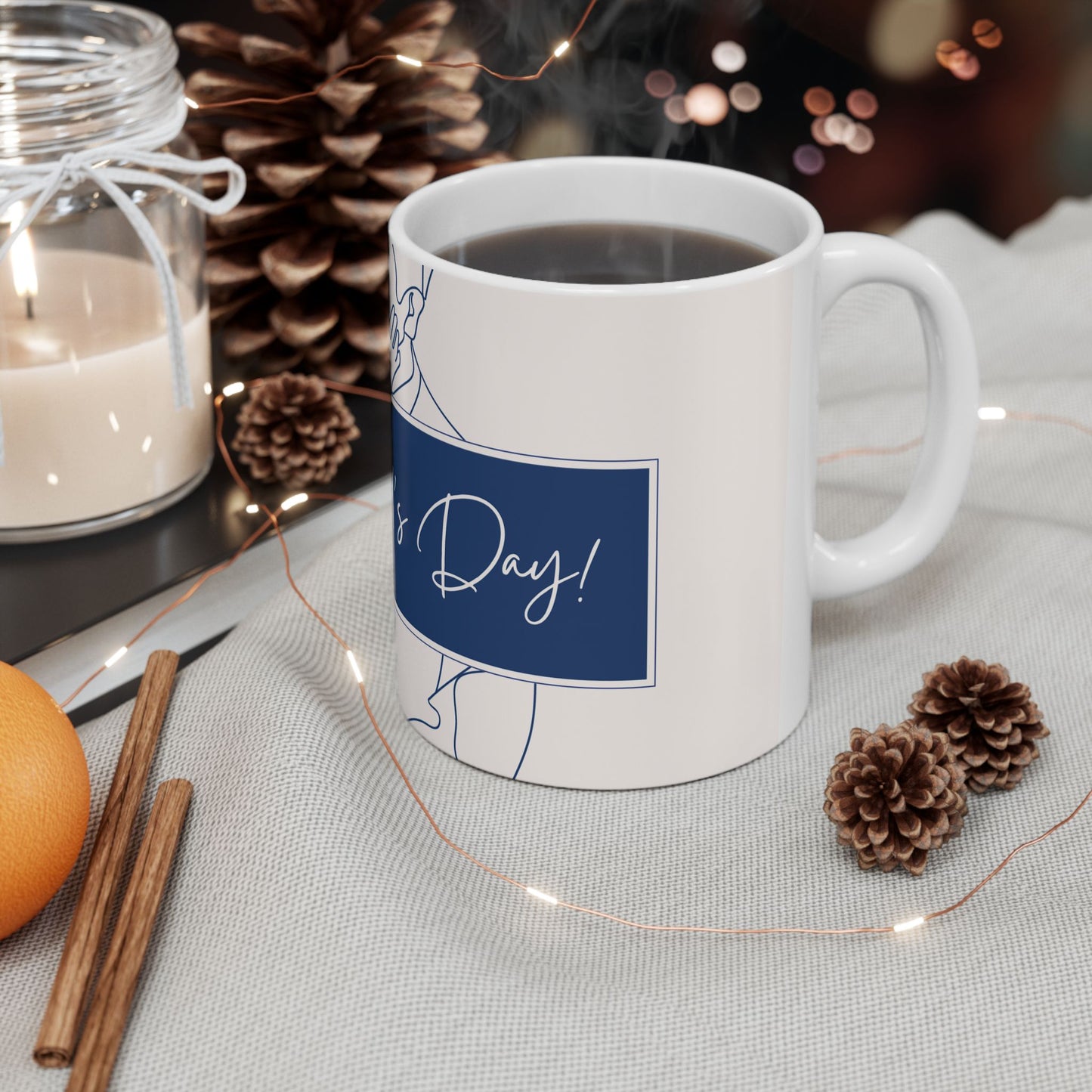 Ceramic Mug - Happy Dad's Day Gift, Coffee Mug for Dad, Father's Day, Personalized Mug - 14026
