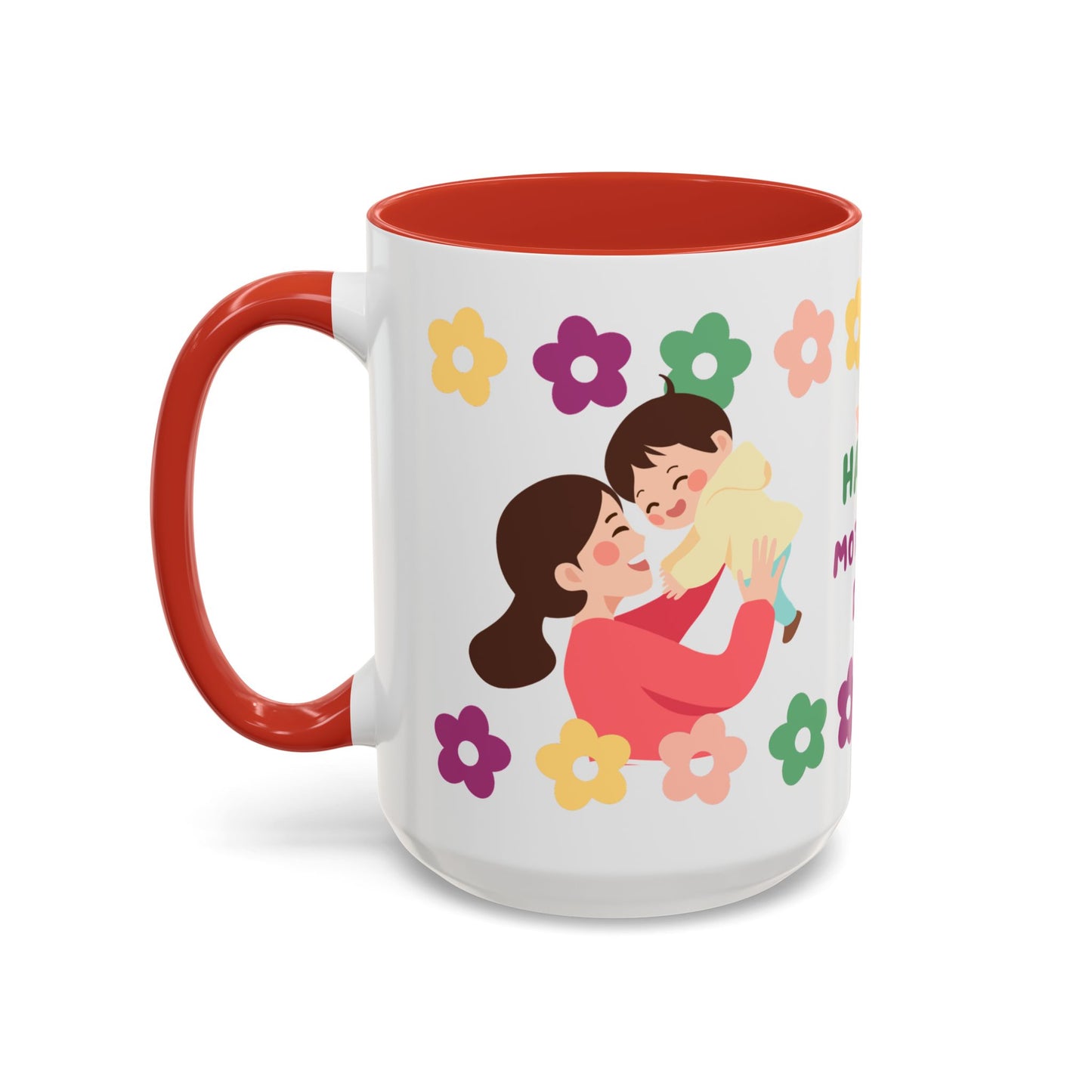 Happy Mother's Day Floral Accent Coffee Mug - 11/15oz - 12491