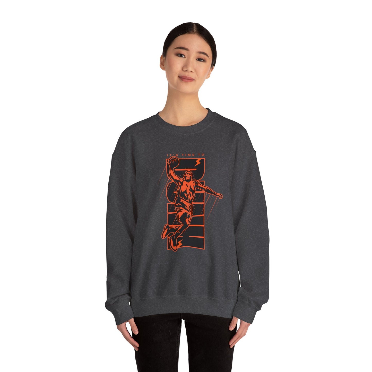 It's Time to Dunk - Unisex Heavy Blend™ Crewneck Sweatshirt - 10575