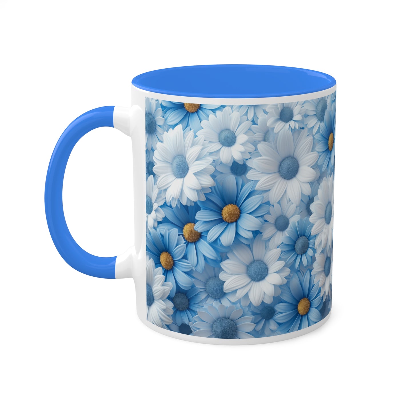 Peaceful blue blossoms - Colorful Mugs, 11oz