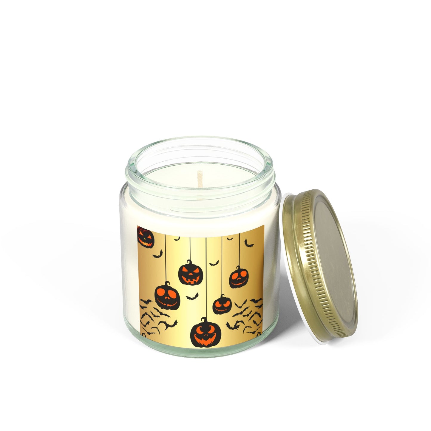 Pumpkin Party - Scented Coconut Apricot Candles (4oz, 9oz) - 14101