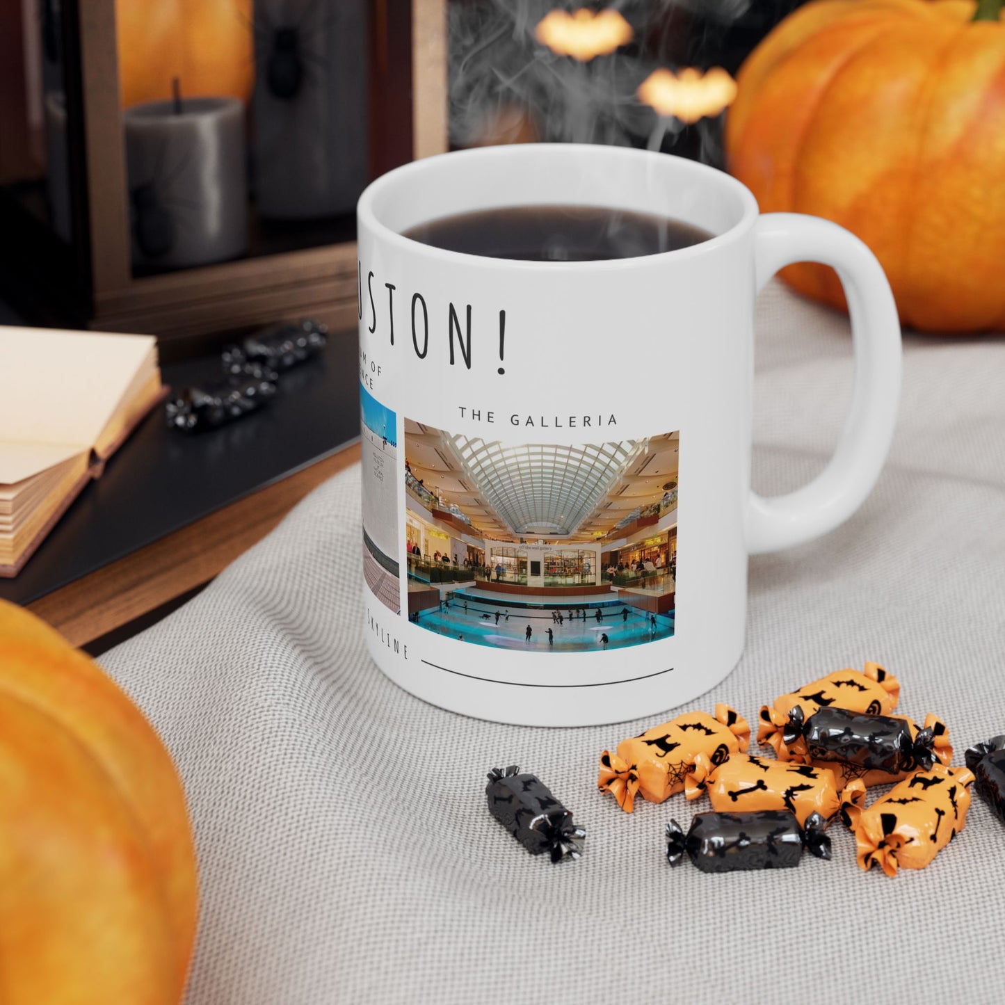 Hello, Houston! Ceramic Mug - 11oz & 15oz - Perfect Gift for Space and Science Lovers - 12094