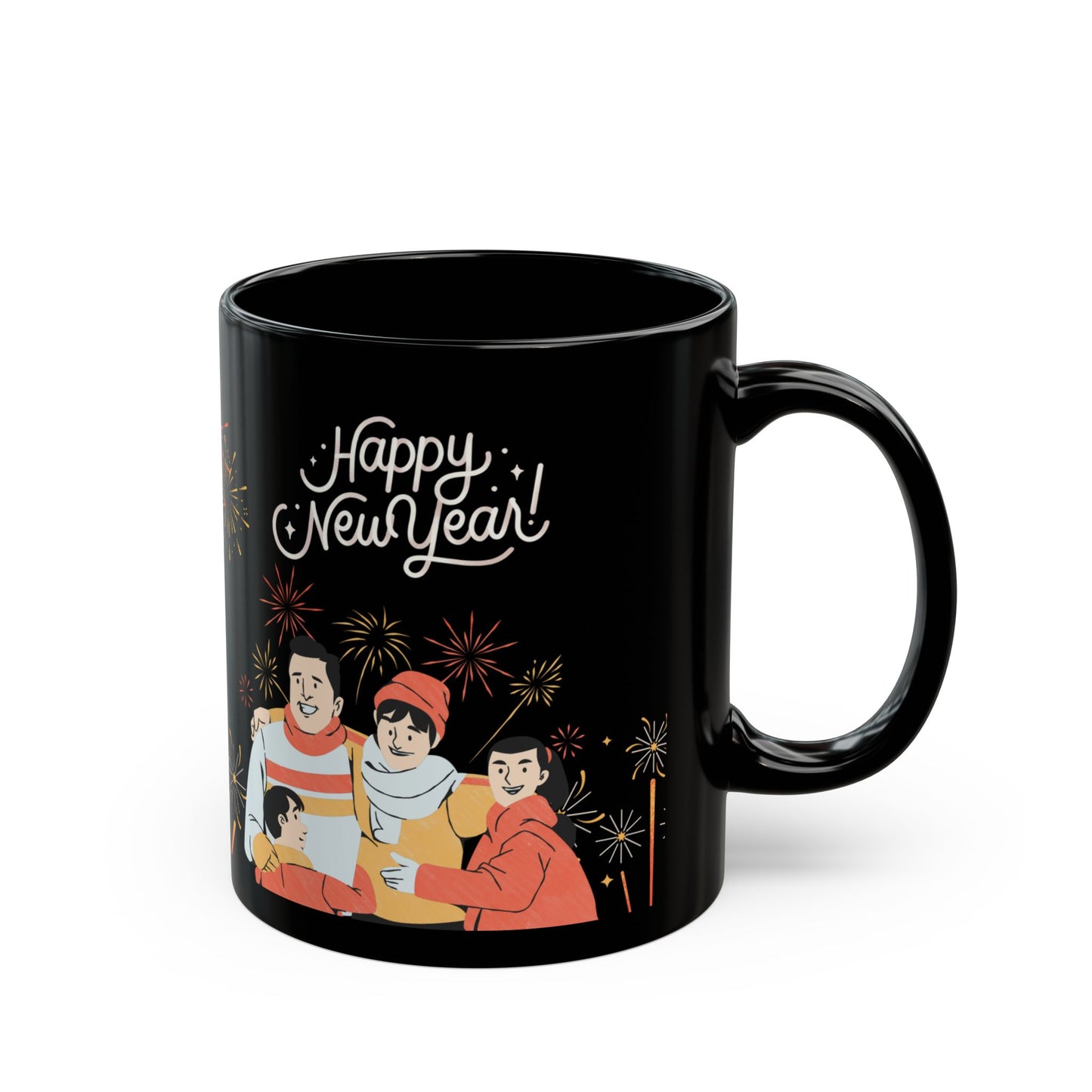 Welcome to The New Chapter, Happy New Year - Black Mug (11oz, 15oz) - 10892