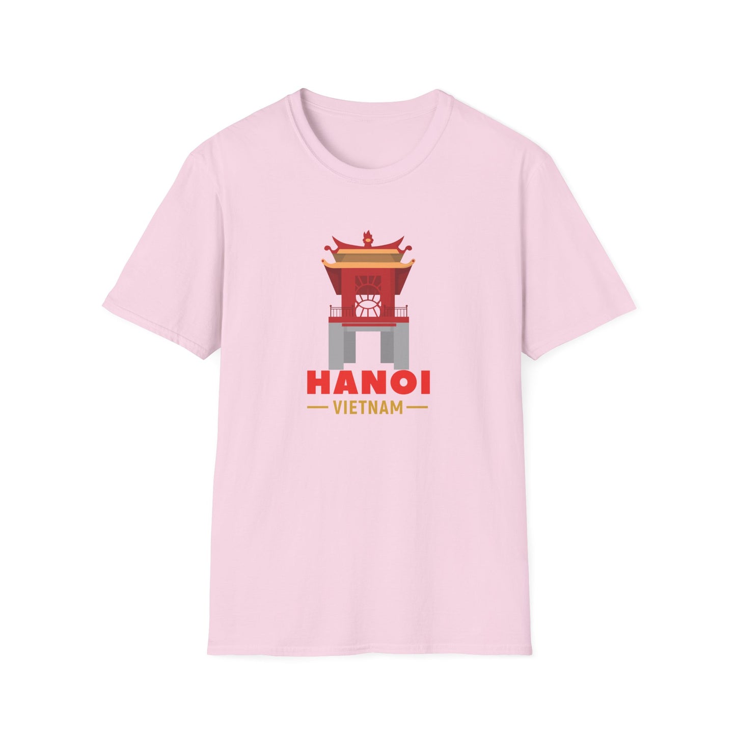 Hanoi Vietnam Graphic Unisex T-Shirt - Travel Souvenir Tee - 12264
