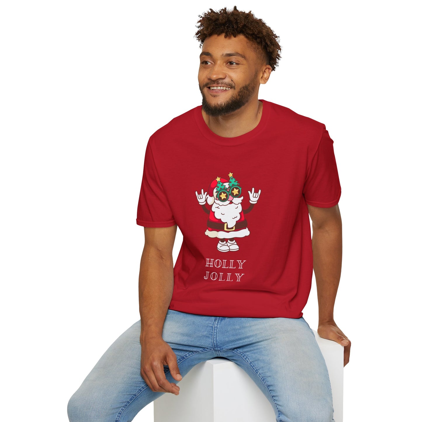 Holly Jolly - Unisex Softstyle T-Shirt