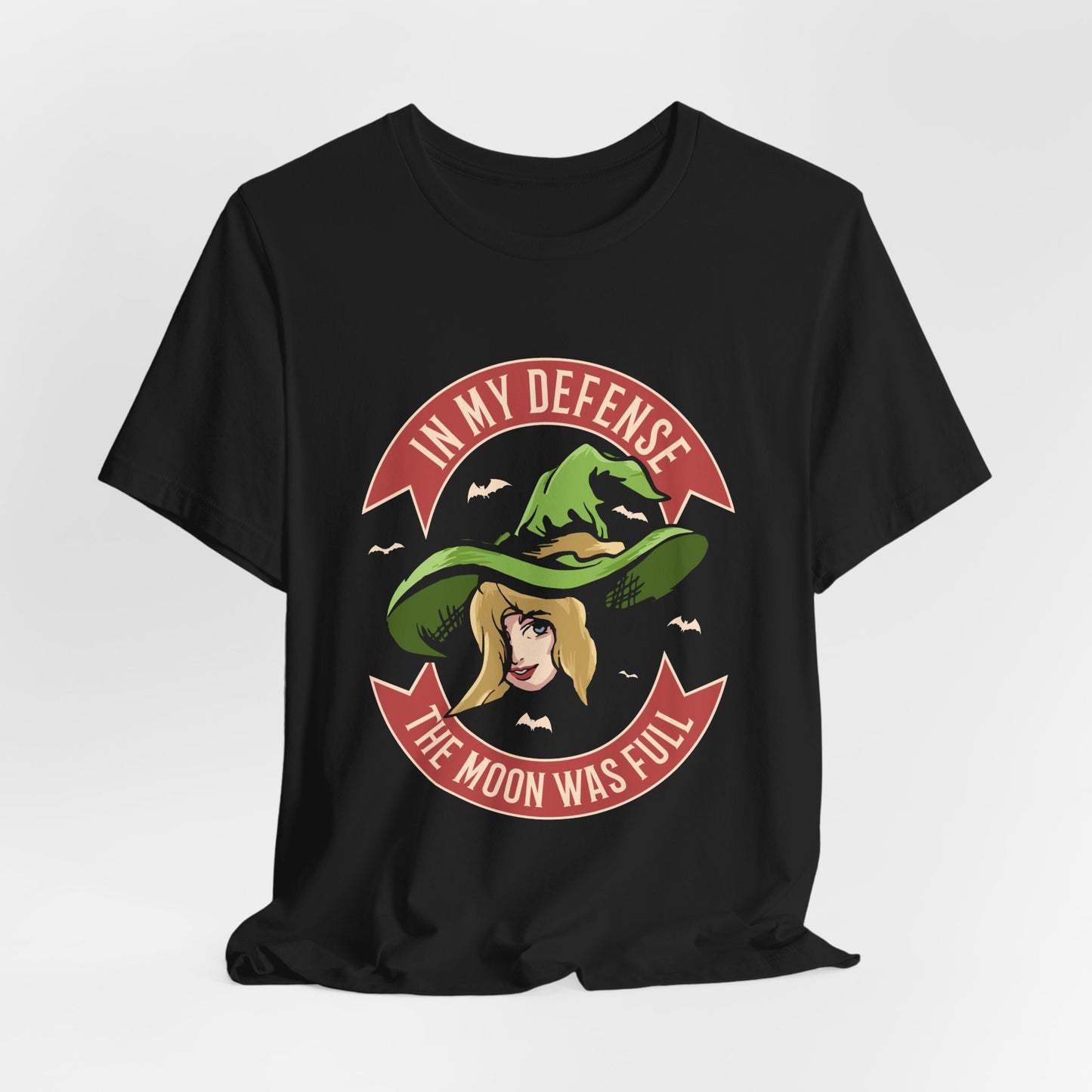 Halloween: In My Defense, The Moon Was Full - Unisex Jersey Short Sleeve Tee - 12923