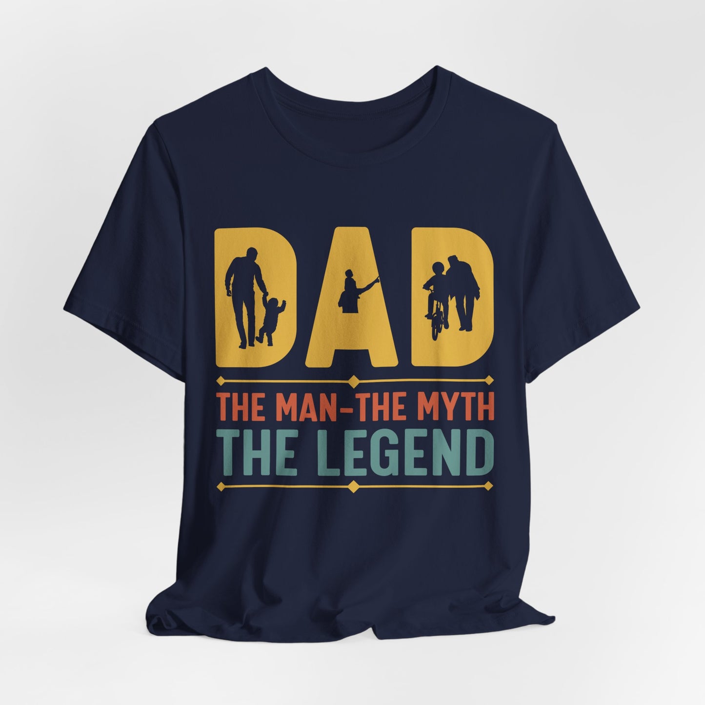 Dad, The Man, The Myth, The Legend - Unisex Jersey Short Sleeve Tee - 13728