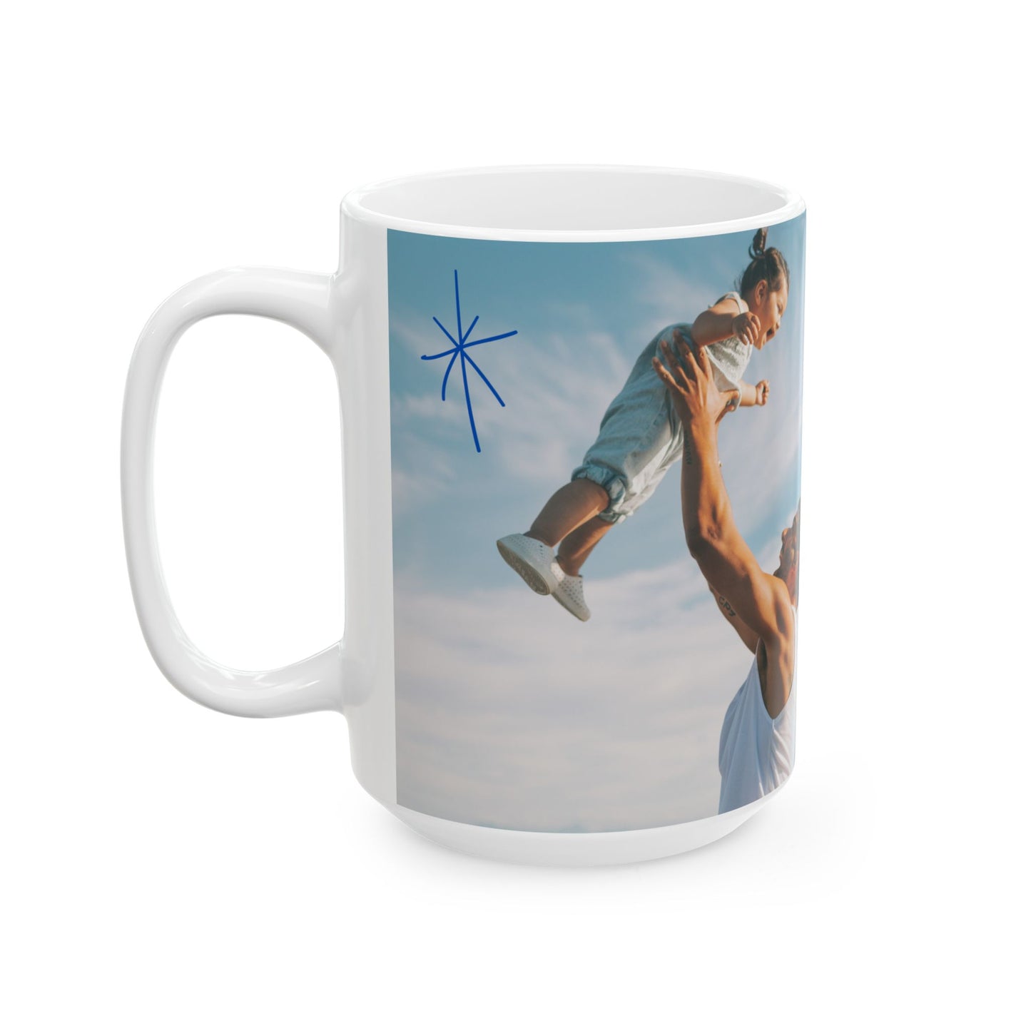 Personalized Father's Day Ceramic Mug - Father's Day Gift, Coffee Cup, Custom Mug, Dad Gift, 11oz/15oz - 14019