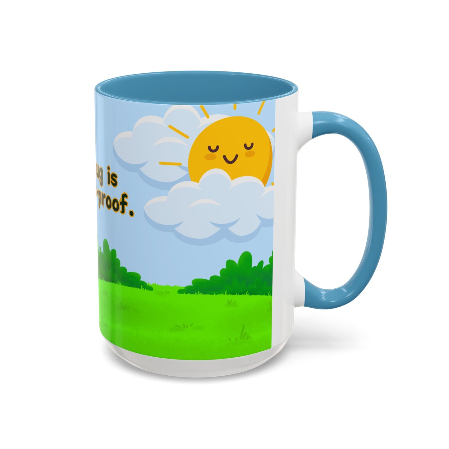 Baby Dinosaur, My Mug is Extinct-Proof - Accent Coffee Mug (11, 15oz) - 11114