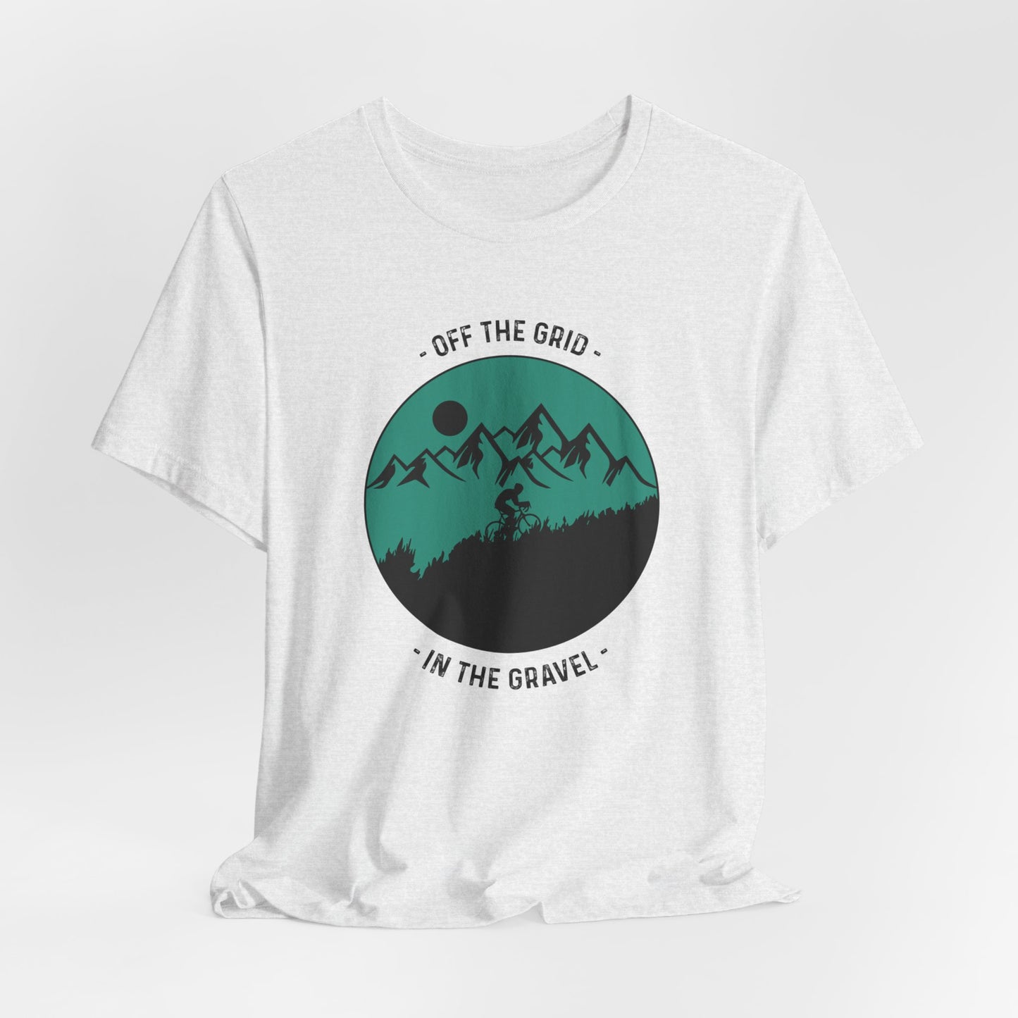 Bicycle: Off The Grid, In The Gravel - Unisex Jersey Short Sleeve Tee