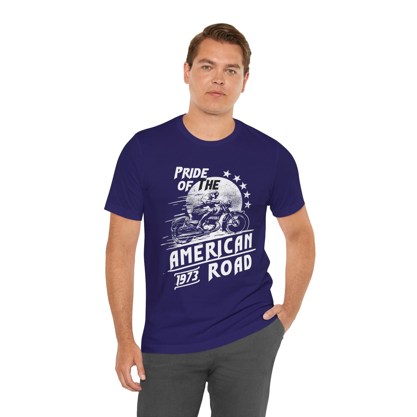 Pride Of The American Road - Unisex Jersey Short Sleeve Tee - 13404