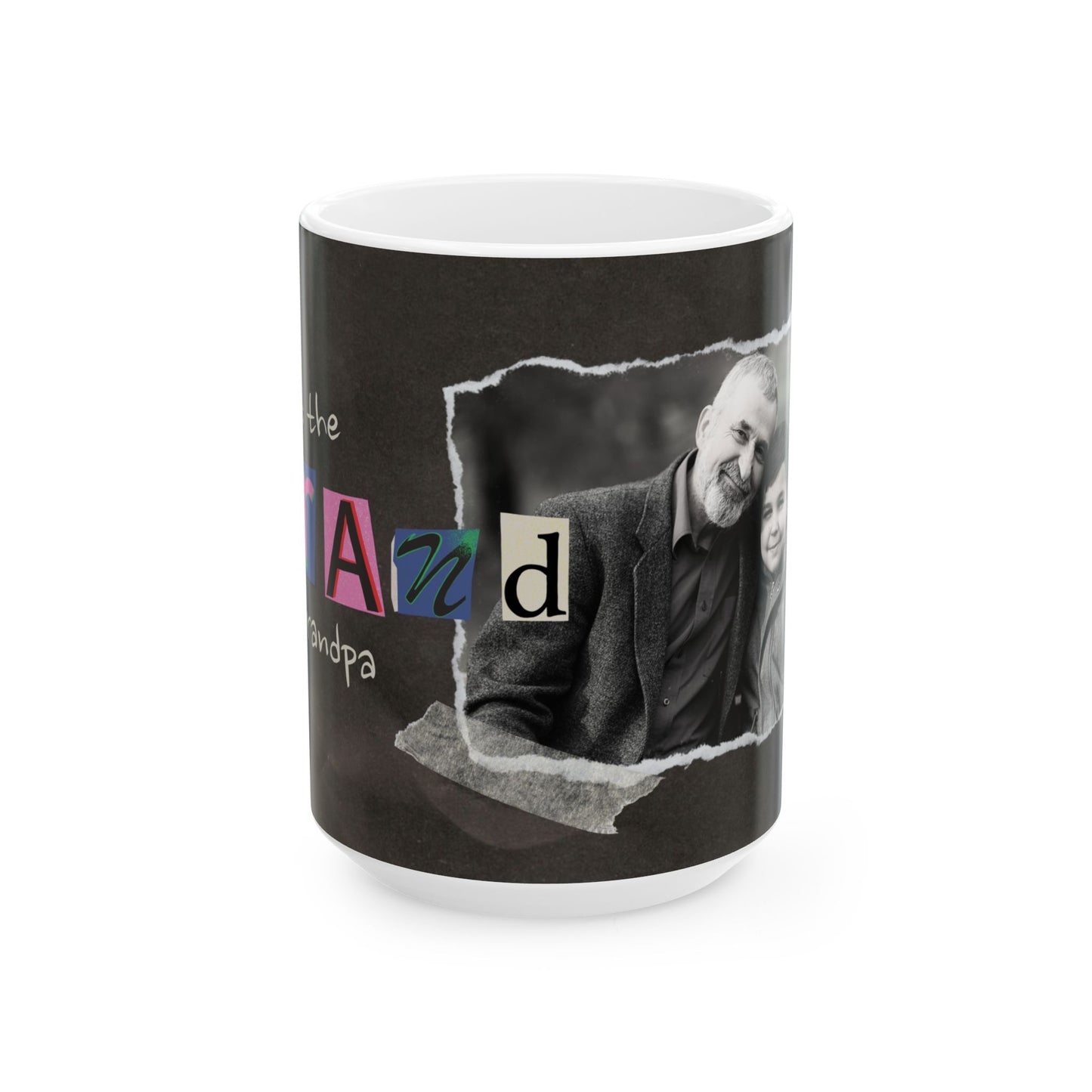 Personalized Ceramic Mug for Grandpa | Unique Gift for Father's Day, Birthday, or Just Because | 11oz and 15oz Sizes - 14063