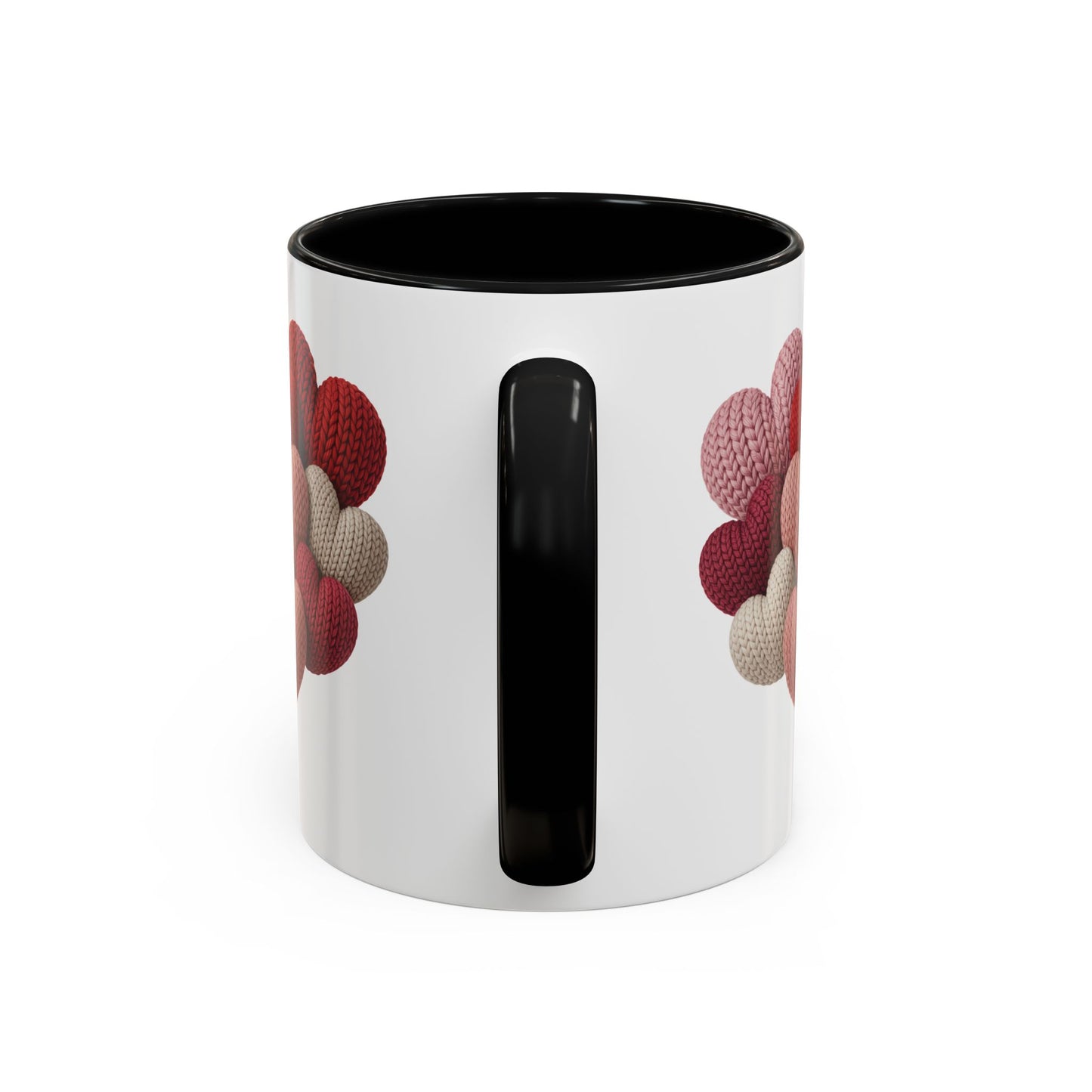 Valentine’s Hearts Personalized Mug — Custom Names & Established Date (11oz / 15oz) - 14745