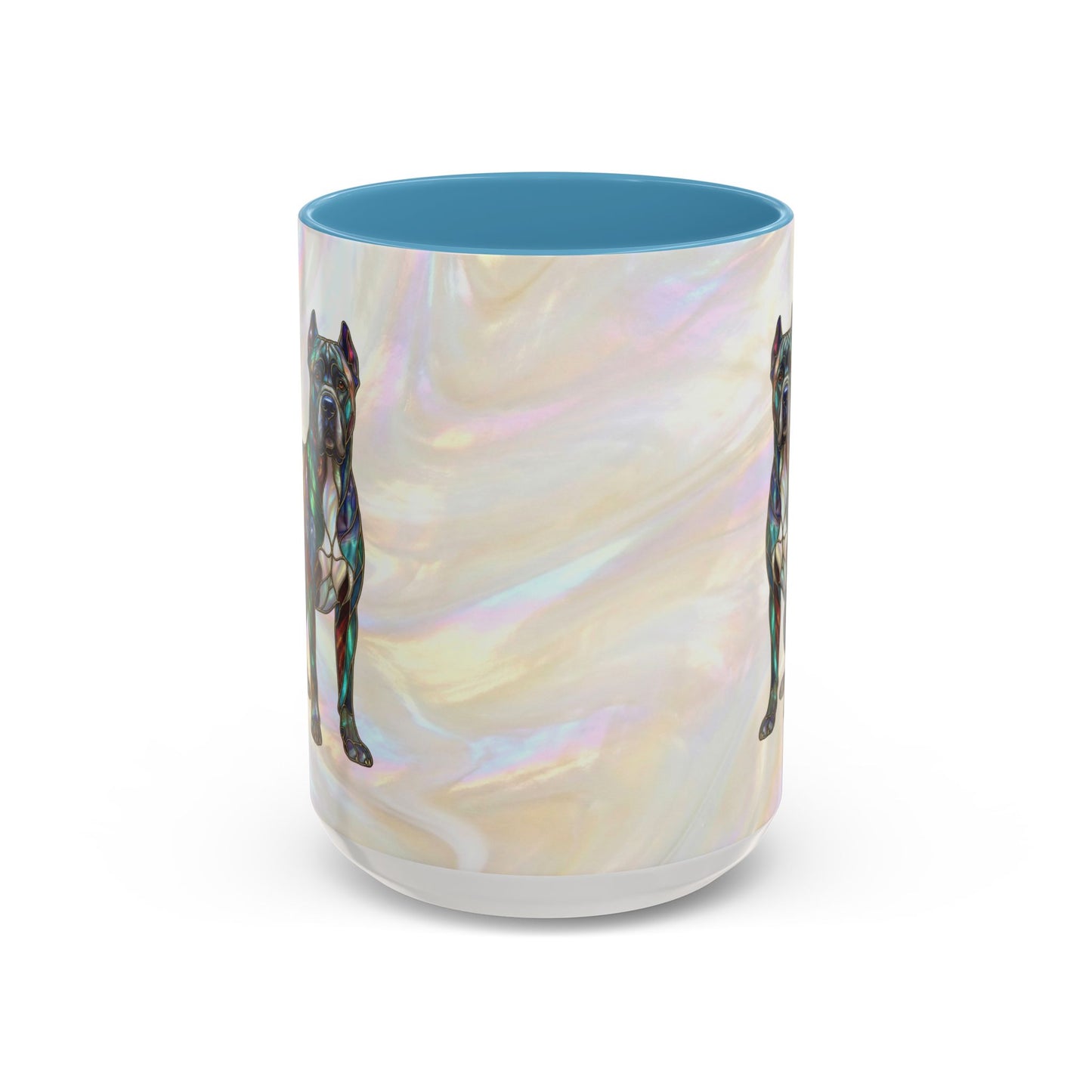 Cane Corso Accent Mug — Stained Glass Design (11/15 oz) - 14623