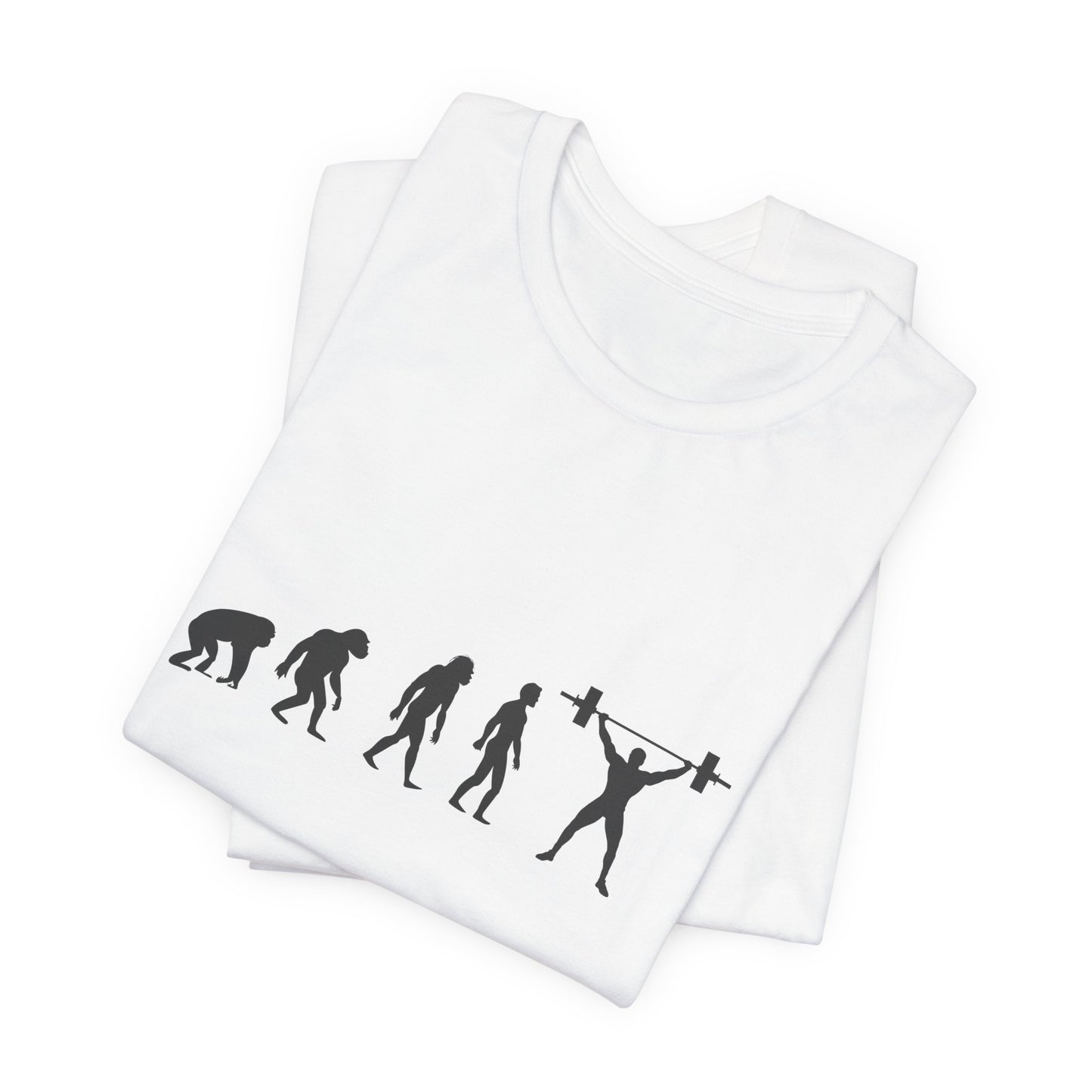 Gym: Human Evolution  - Unisex Jersey Short Sleeve Tee