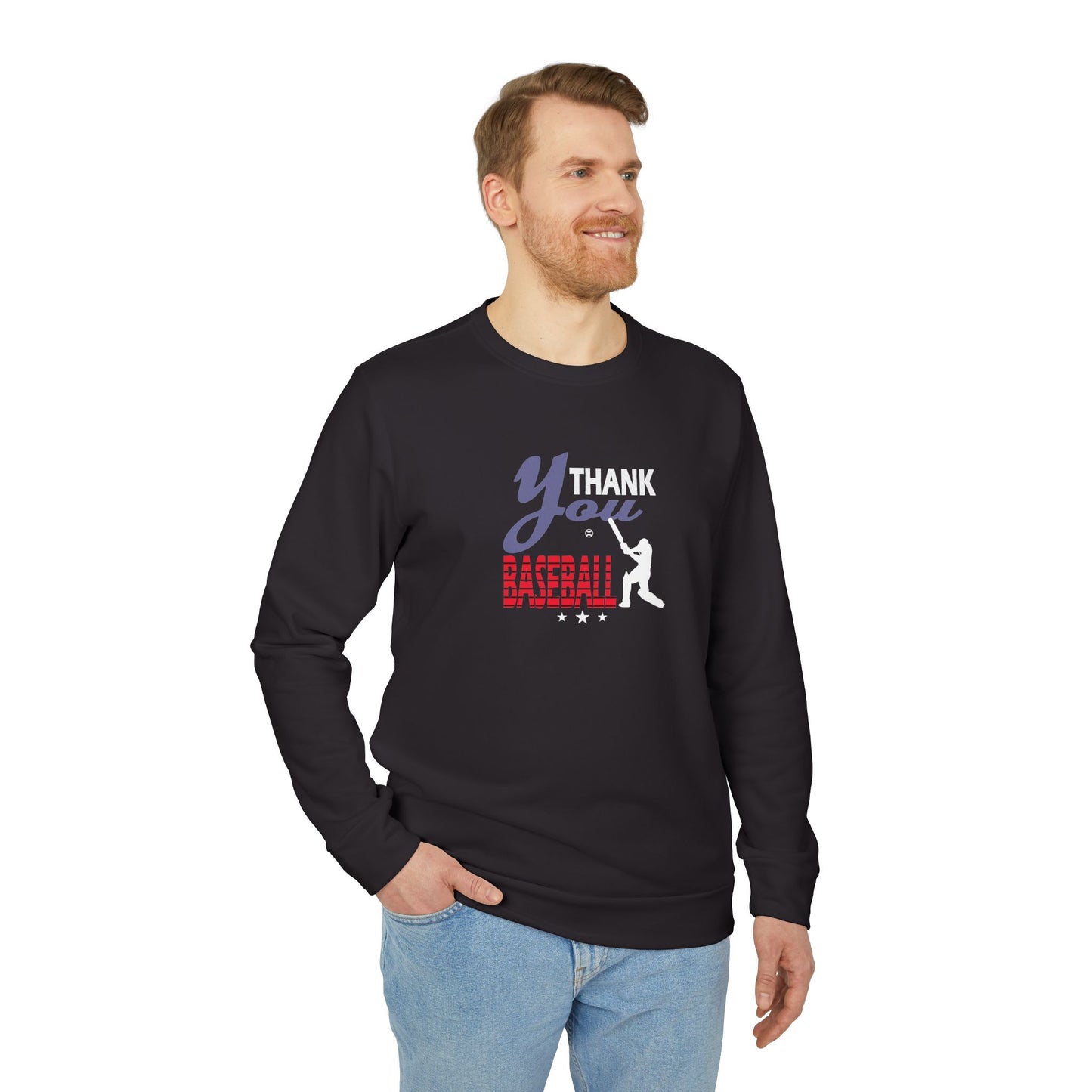 Thank You Baseball - Adidas Unisex Fleece Crewneck Sweatshirt