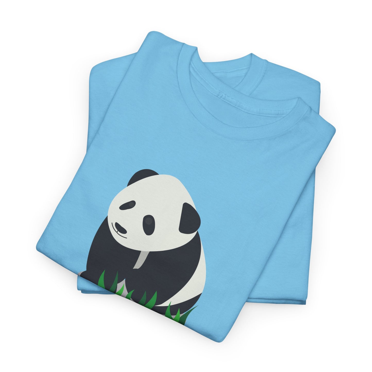 Chengdu Panda Unisex Heavy Cotton Tee - Cozy and Fun Graphic Tee for Animal Lovers - 12206