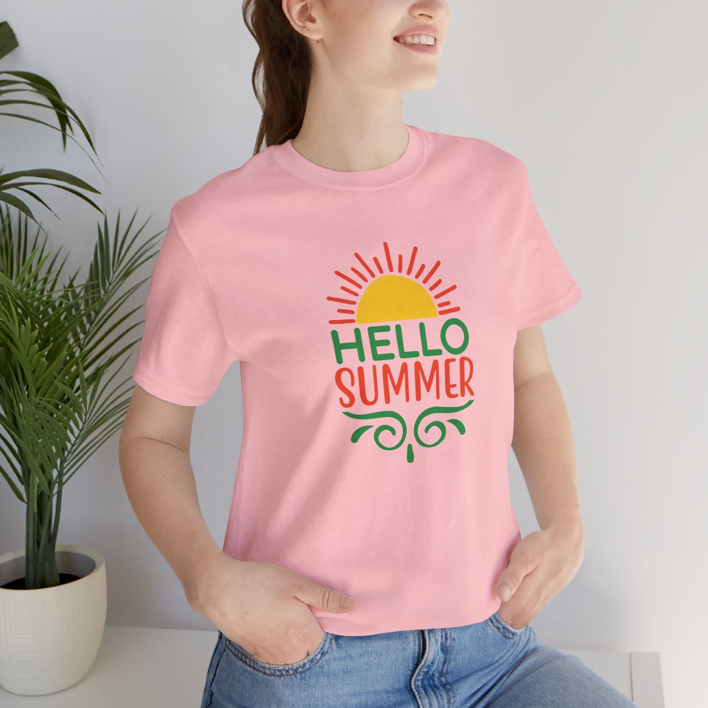 Hello Summer - Unisex Jersey Short Sleeve Tee