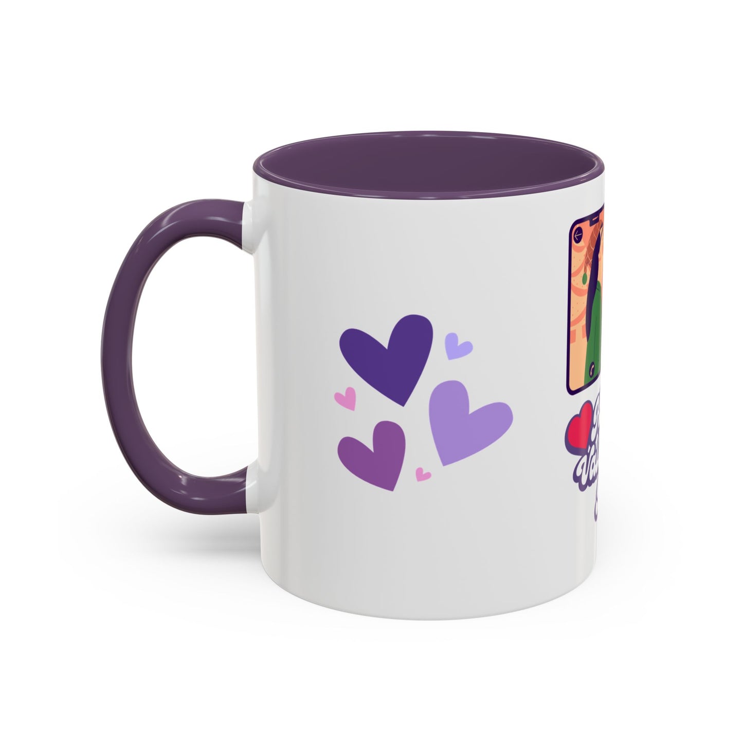 Happy Valentine's Day - Accent Coffee Mug (11, 15oz) - 11593