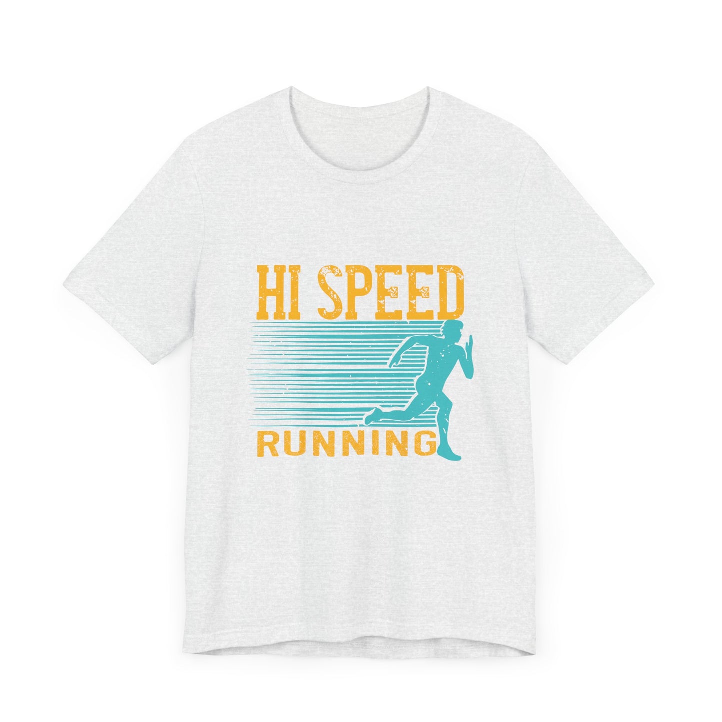 Hi, Speed Running - Unisex Jersey Short Sleeve Tee