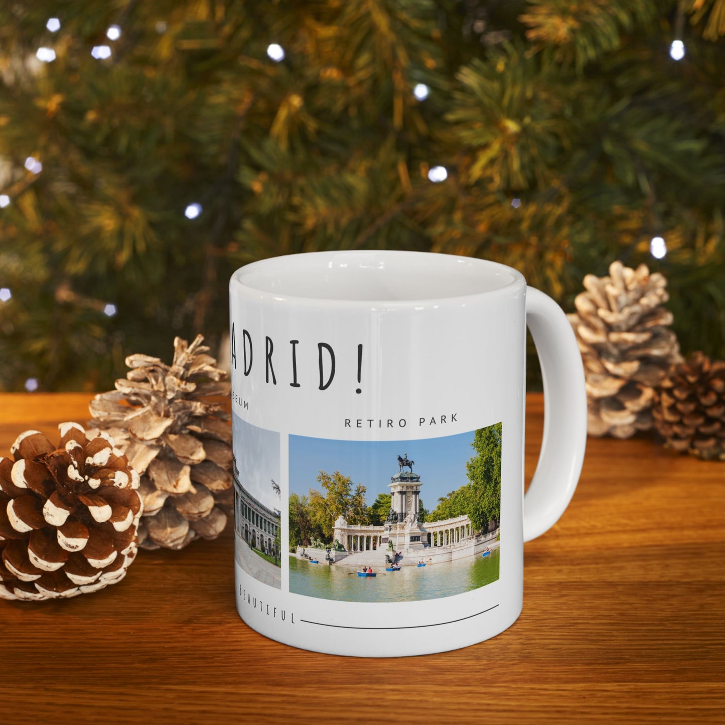 Hello Madrid Ceramic Mug - 11oz & 15oz - Perfect for Travel Lovers - 12027