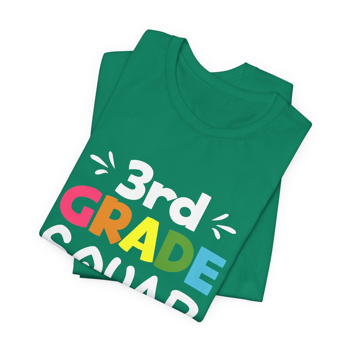 Teacher: 3rd Grade Squad - Unisex Jersey Short Sleeve Tee