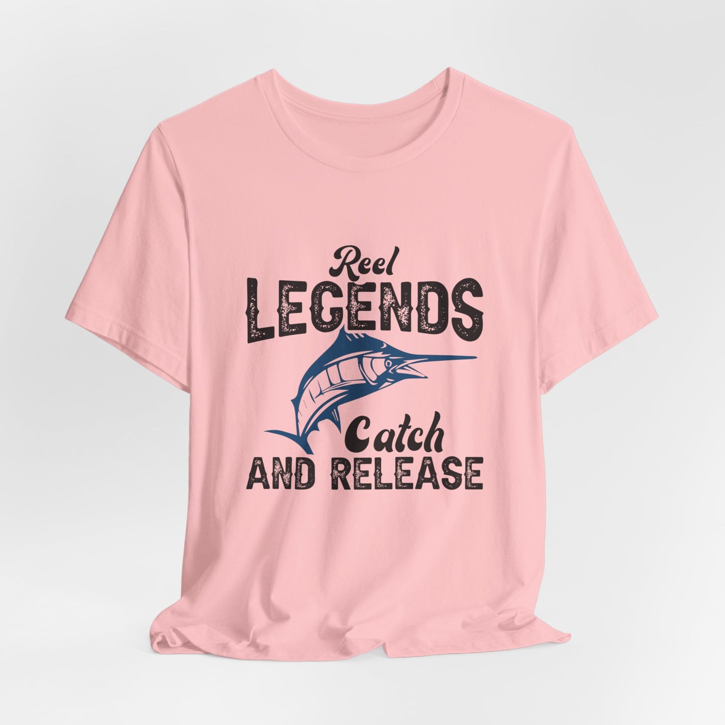 Fishing:  Reel Legends Catch & Release - Unisex Jersey Short Sleeve Tee