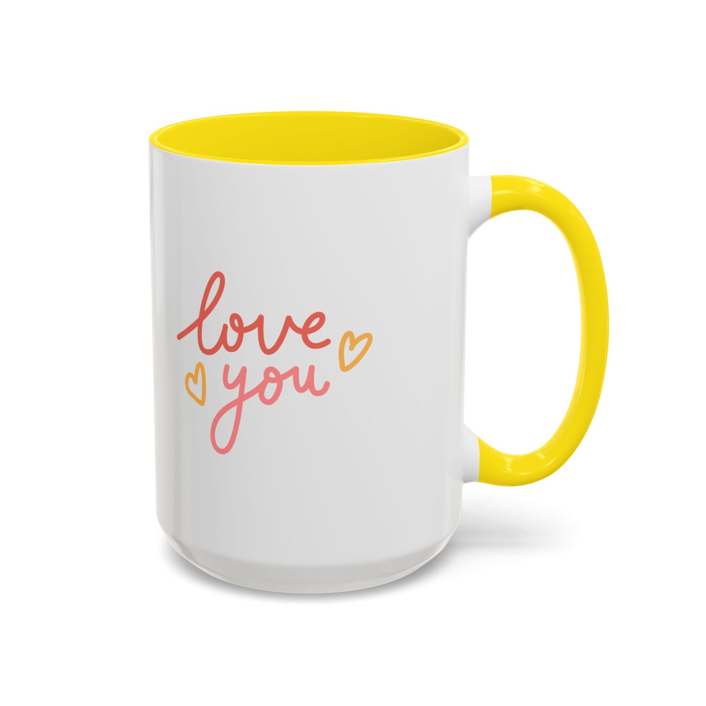 Love You - Accent Coffee Mug (11, 15oz) - 11190