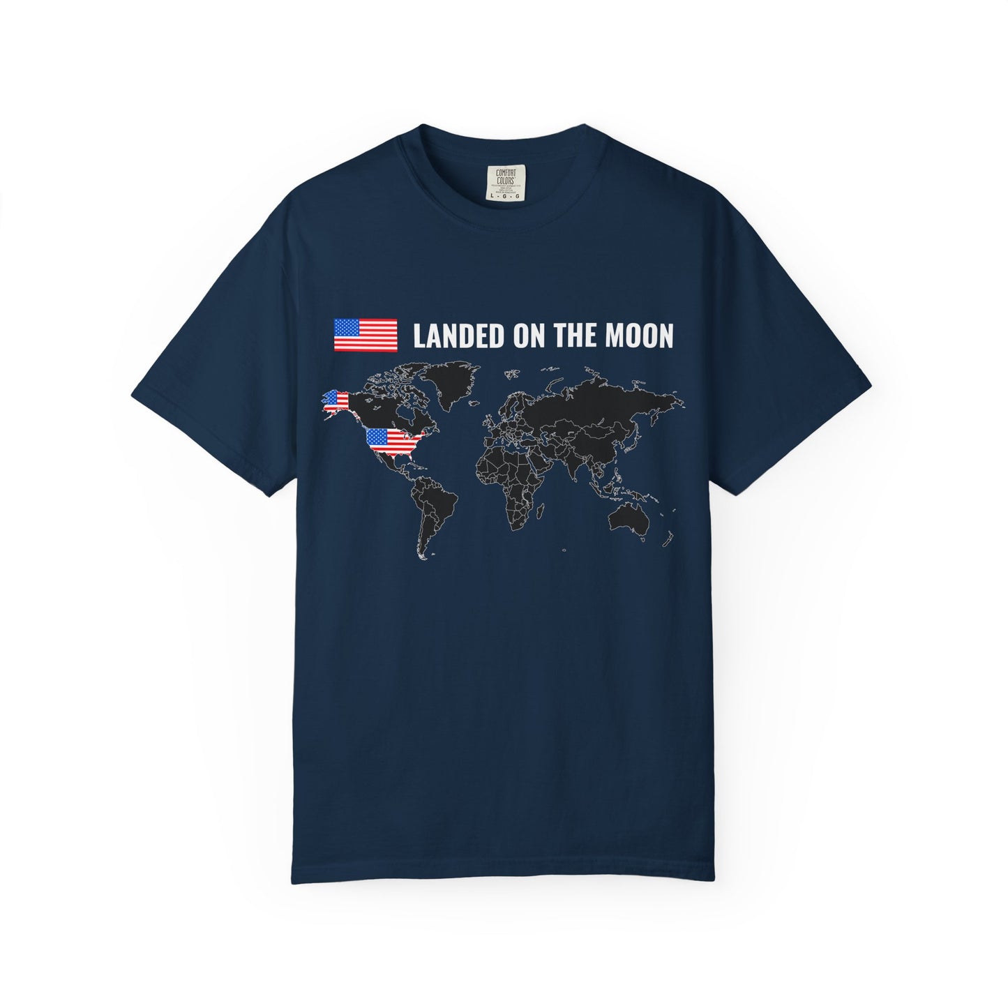USA, Moon Landing Unisex T-Shirt | Vintage Space Vibe, July 4th - 13735